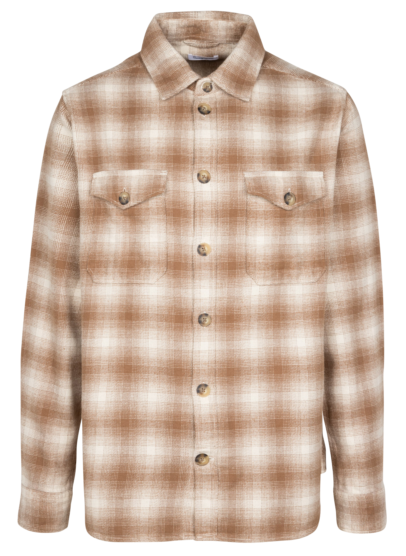 Chemise ample col classique en coton  KNOWLEDGE COTTON APPAREL Beige