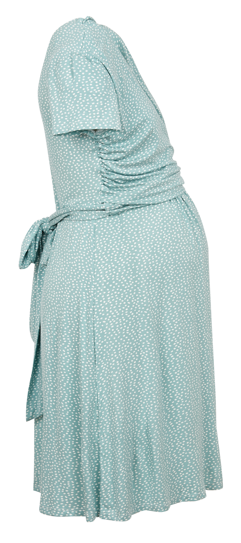 Robe cache coeur de grossesse imprimée Vert