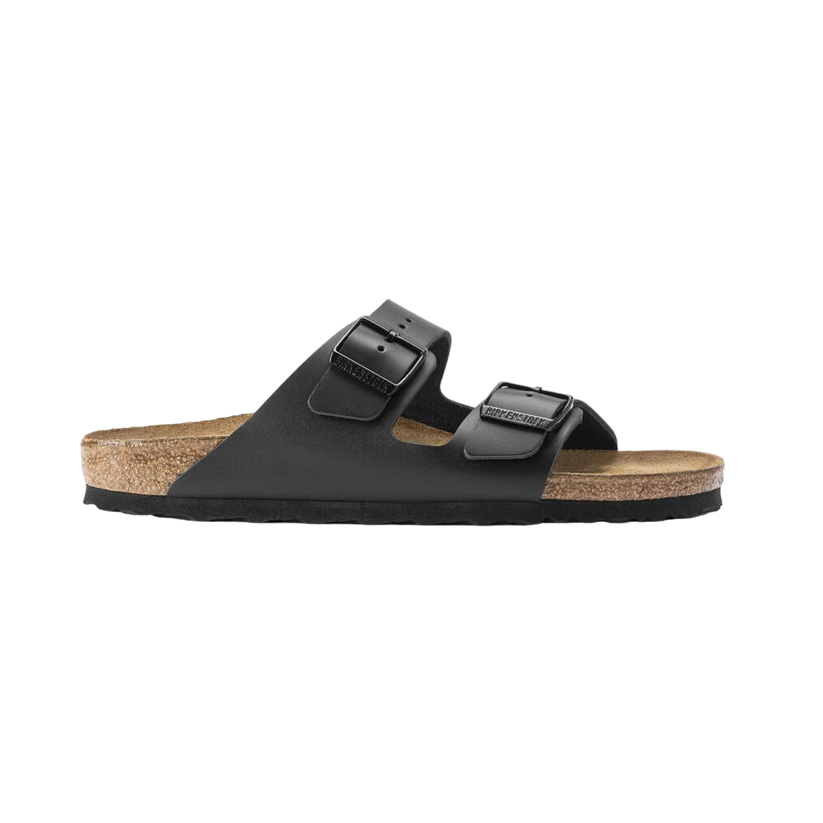Faux leather sandals BIRKENSTOCK Black