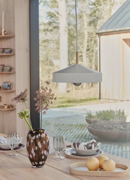 Glass vase OYOY LIVING DESIGN Brown