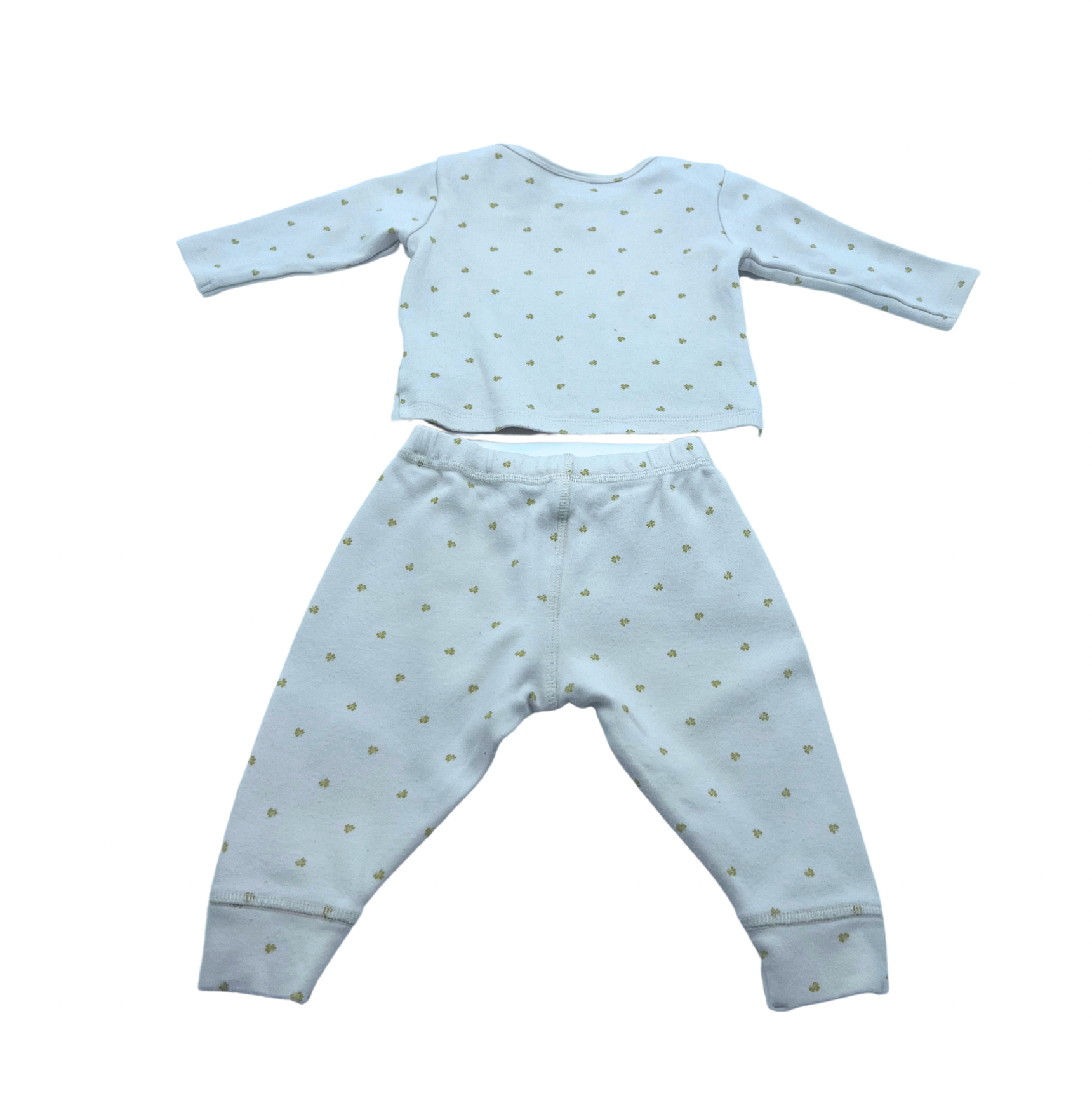 White baby pajamas - 6 months BONTON - Seconde Main White
