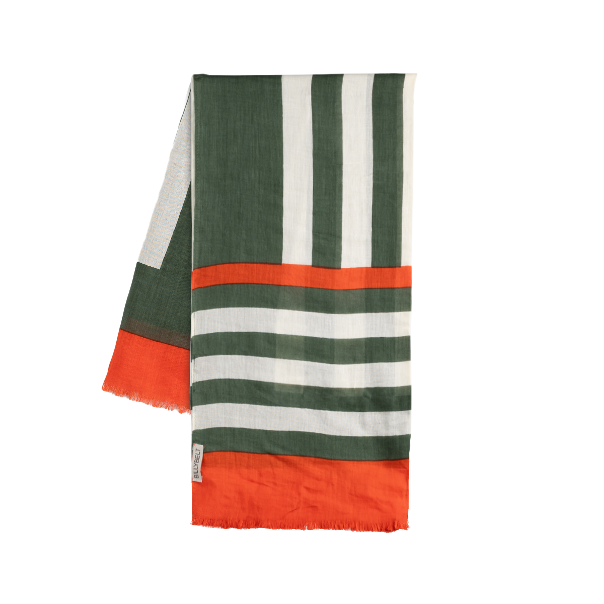 Organic cotton scarf BILLYBELT Green