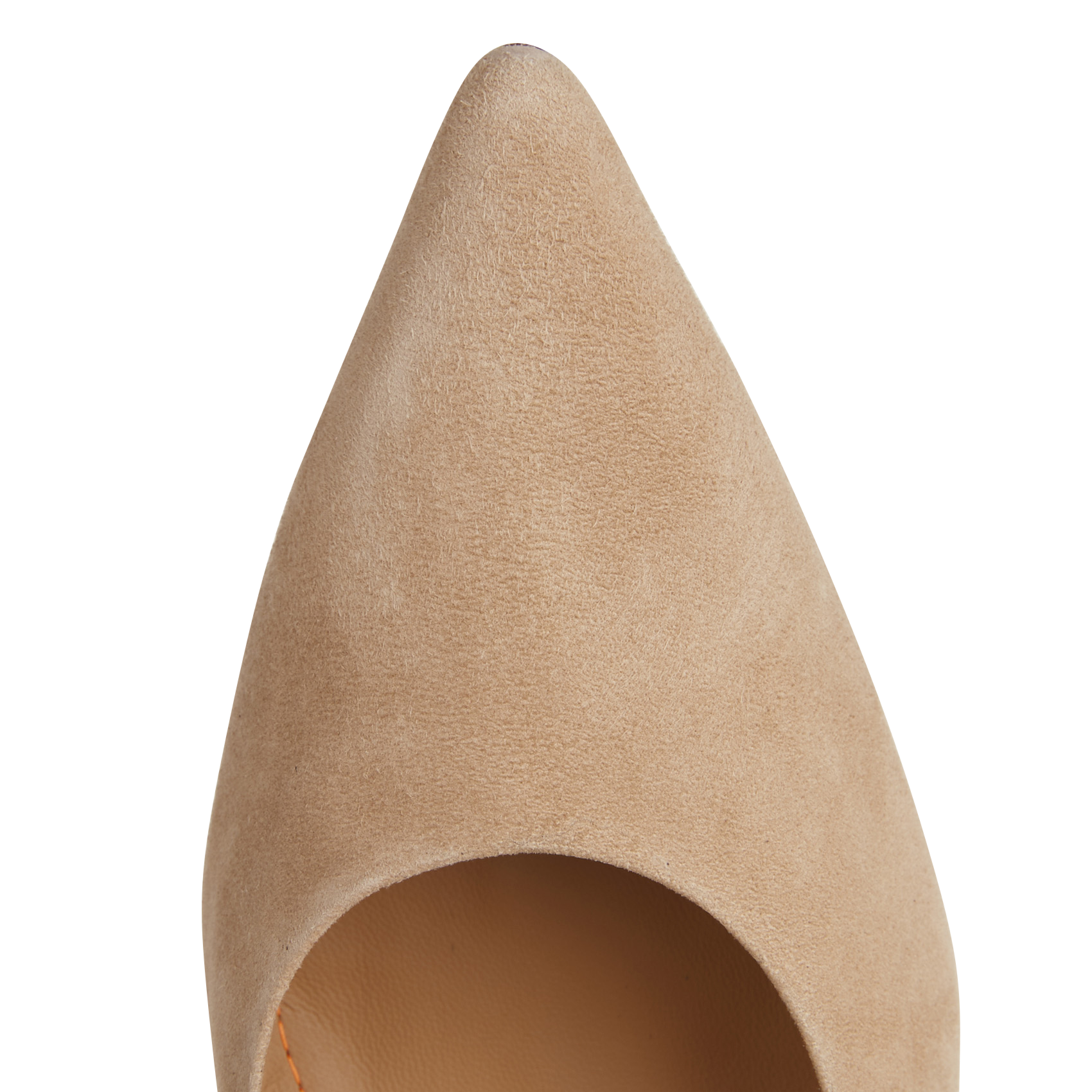 Escarpin suédé à talon en cuir JB MARTIN Beige