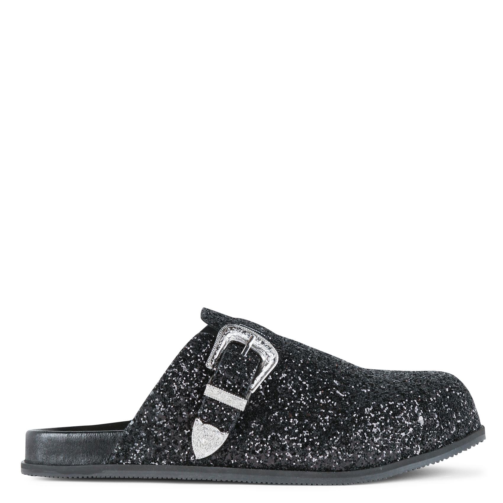 Mules en cuir IKKS Noir