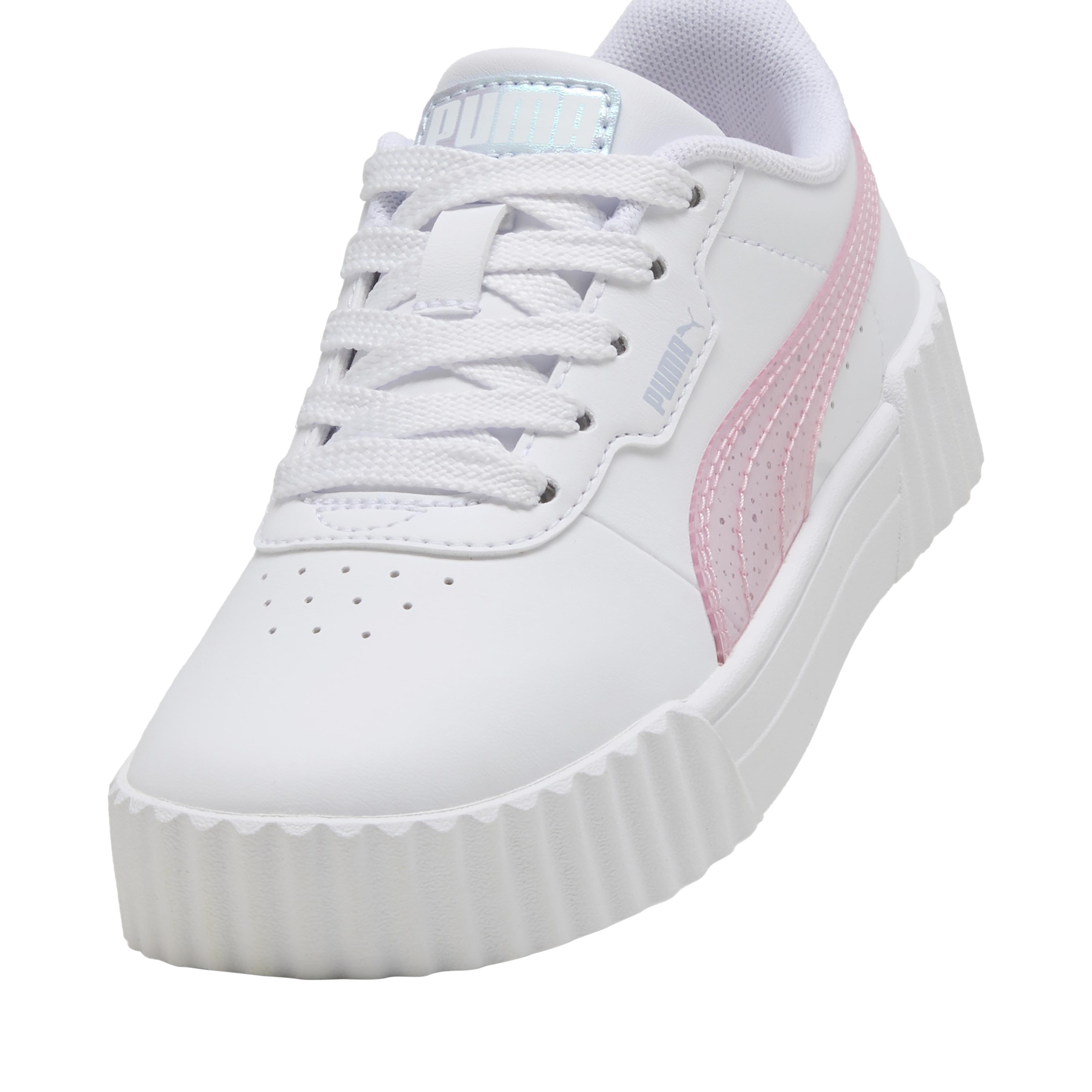 Junior lace-up sneakers Carina 3.0 blurry dreams jr PUMA White