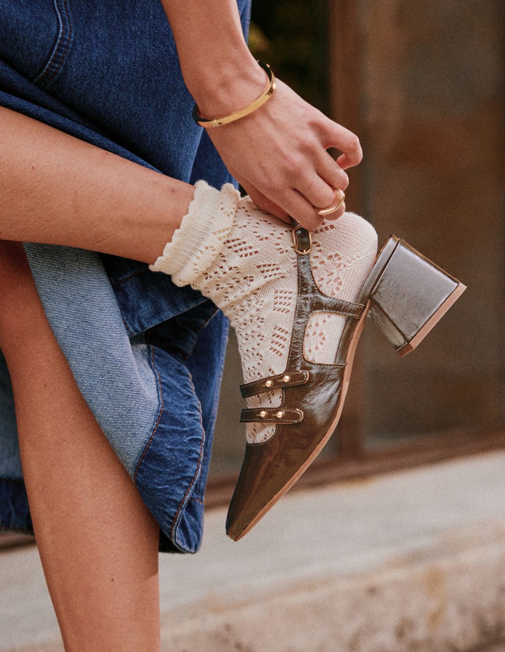 Escarpins ODAJE EX. M.MOUSTACHE Khaki