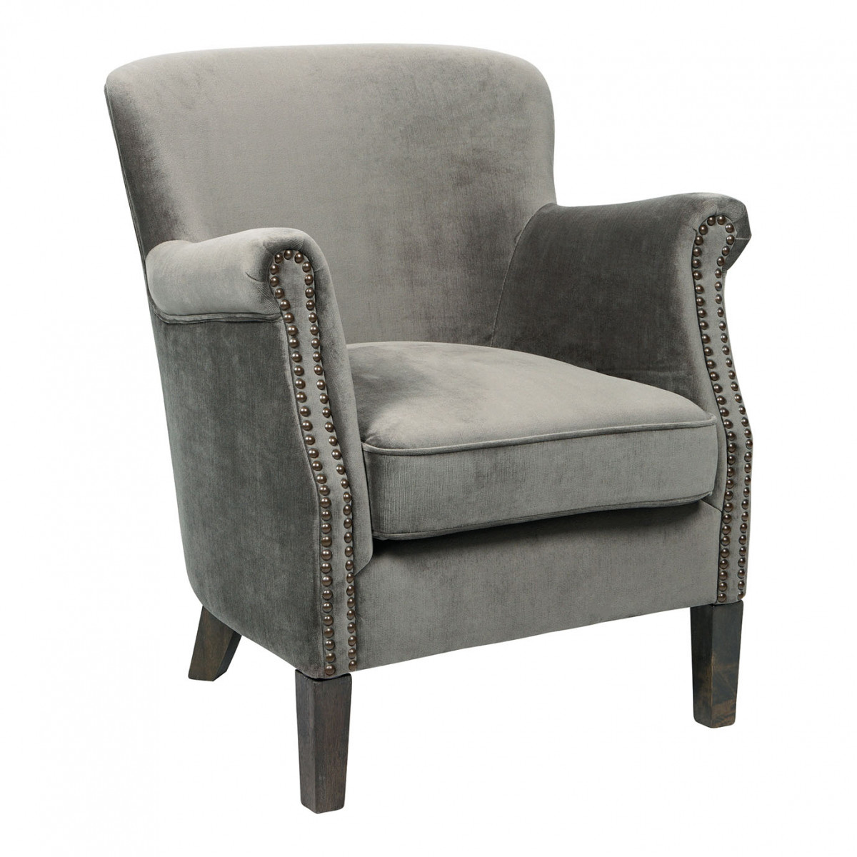 Fauteuil claude gris foncé BLANC D'IVOIRE Gris