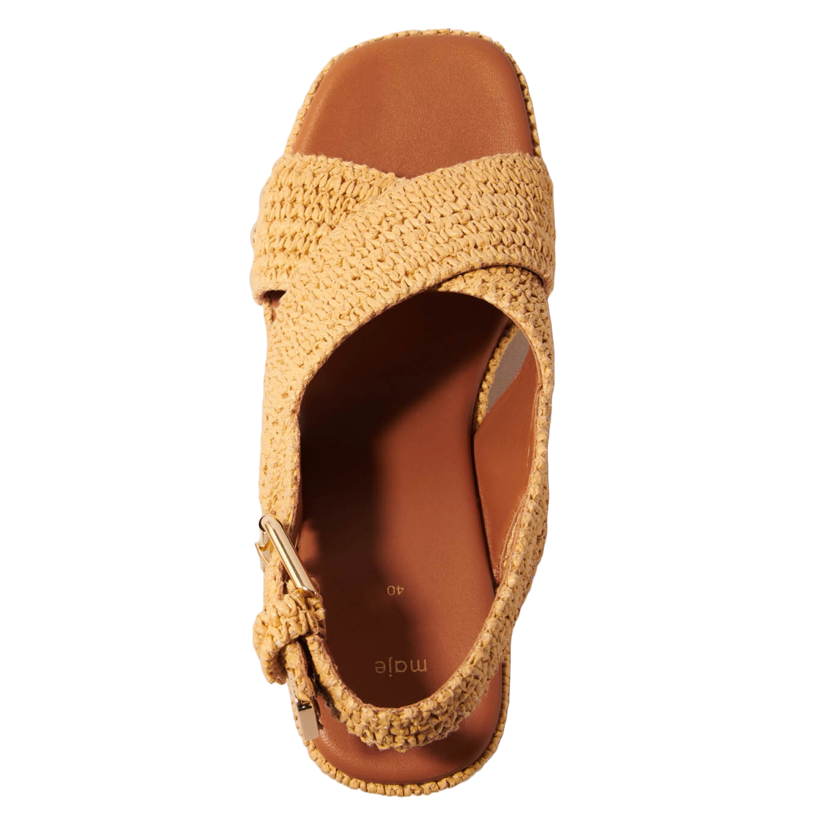 Sandales compensées  MAJE Beige