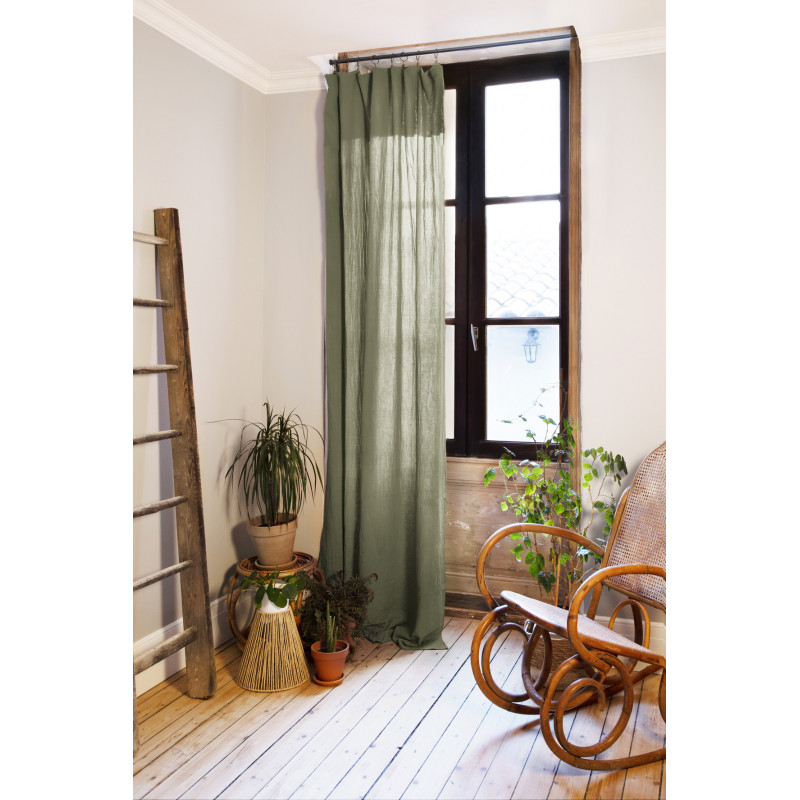 Blackout and Thermal Curtains L'EFFET PAPILLON Green