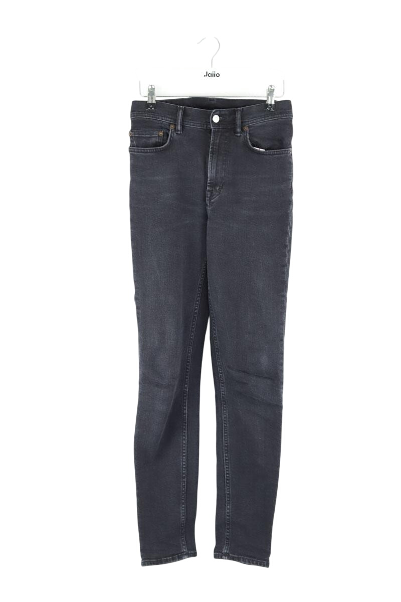 Cotton straight jeans ACNE STUDIOS - Seconde Main Black