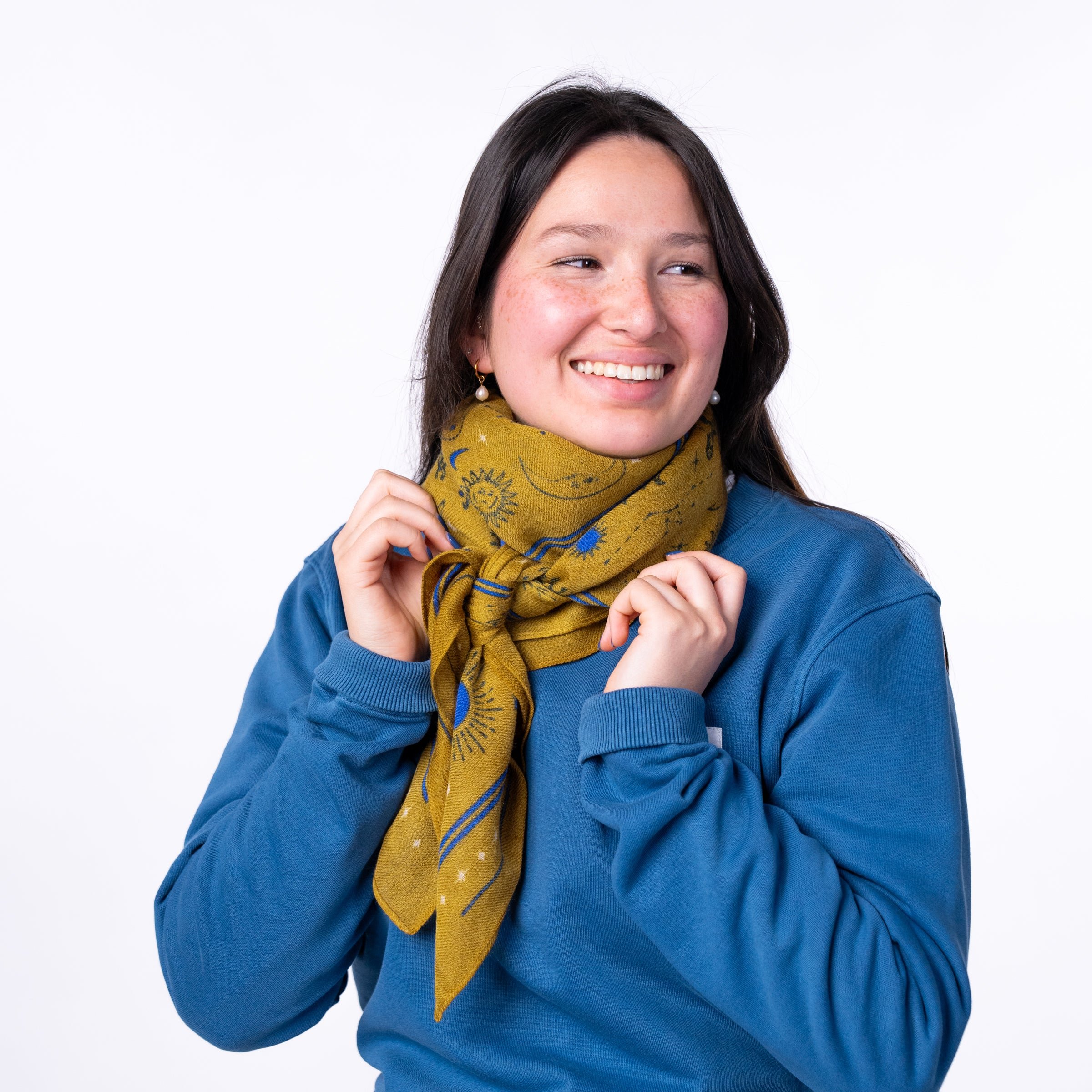 Madeleine wool scarf BILLYBELT Green
