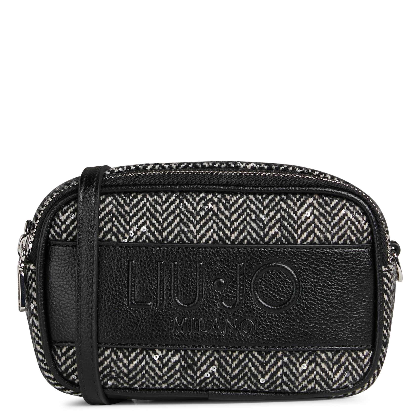 Sac bandoulière bi-matière LIU JO Noir