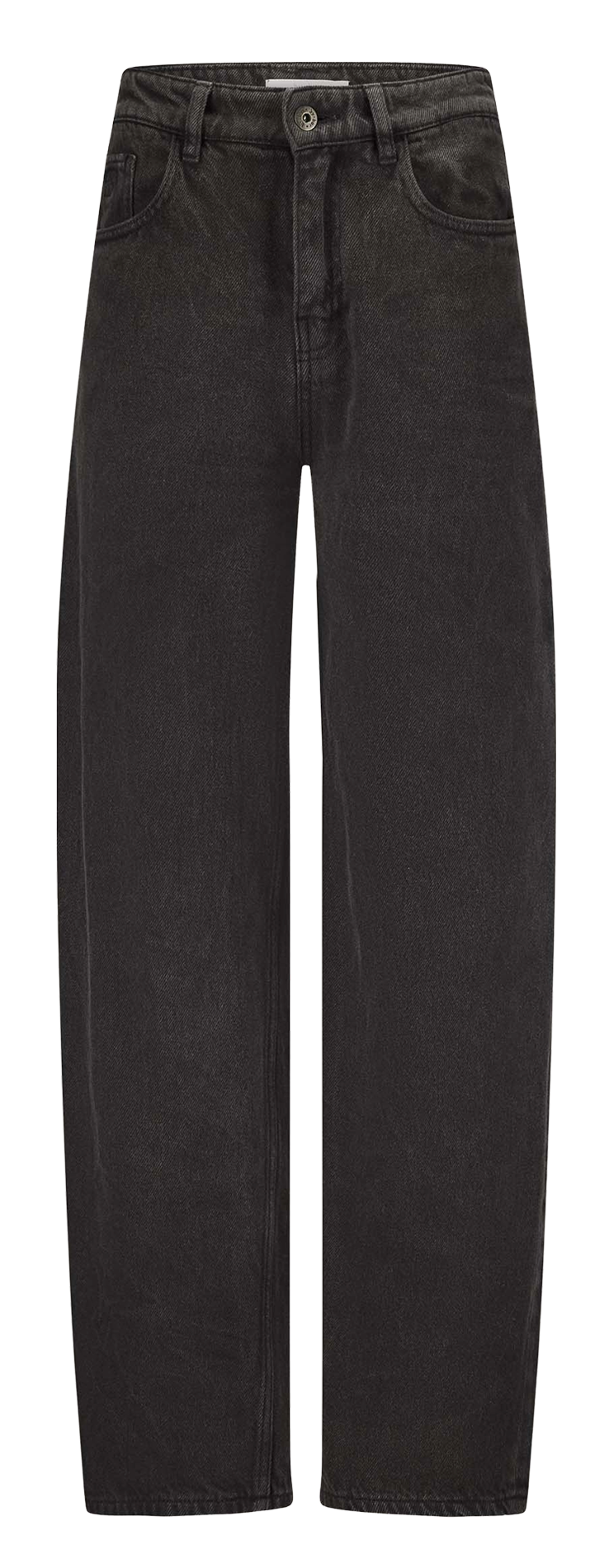 Jean droit imprimé en coton bio BY BAR Noir