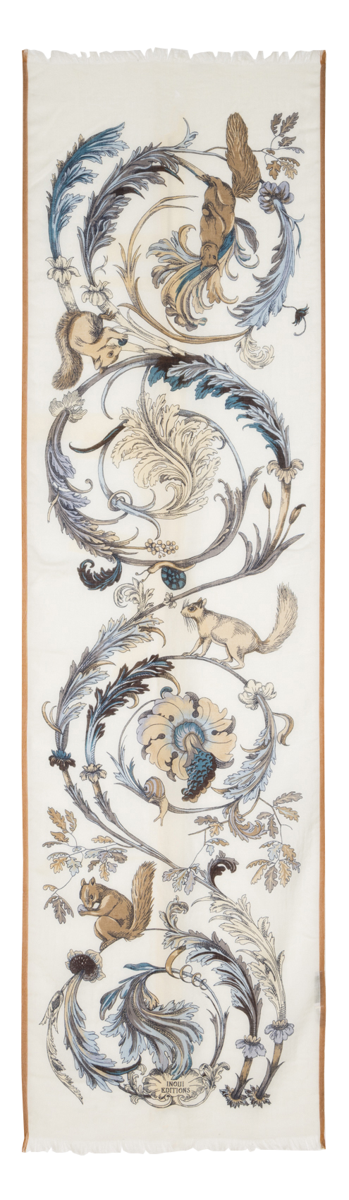 Tuch aus Wolle INOUI EDITIONS Weiss