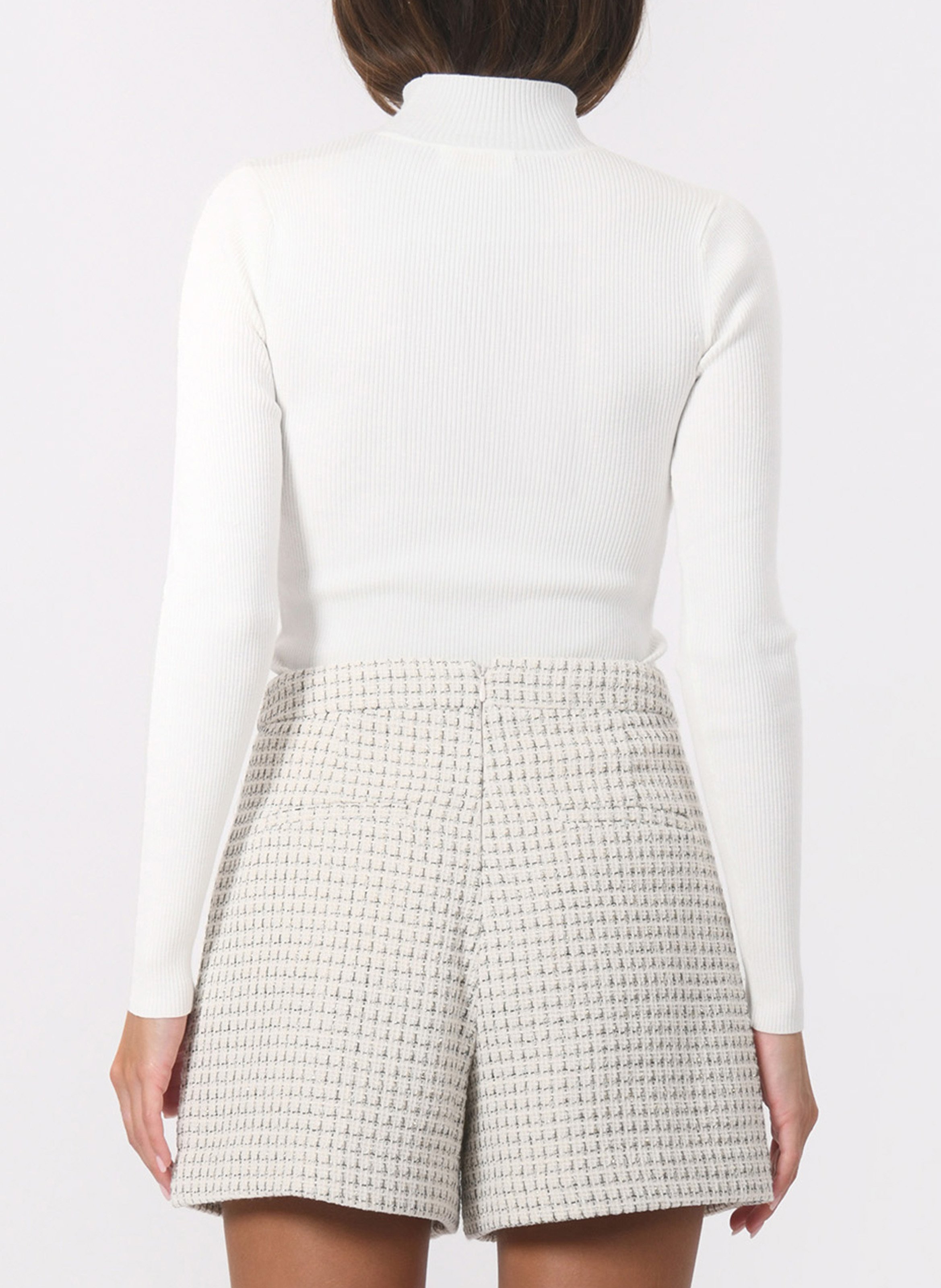 Pull col roulé  KOOKAI Blanc