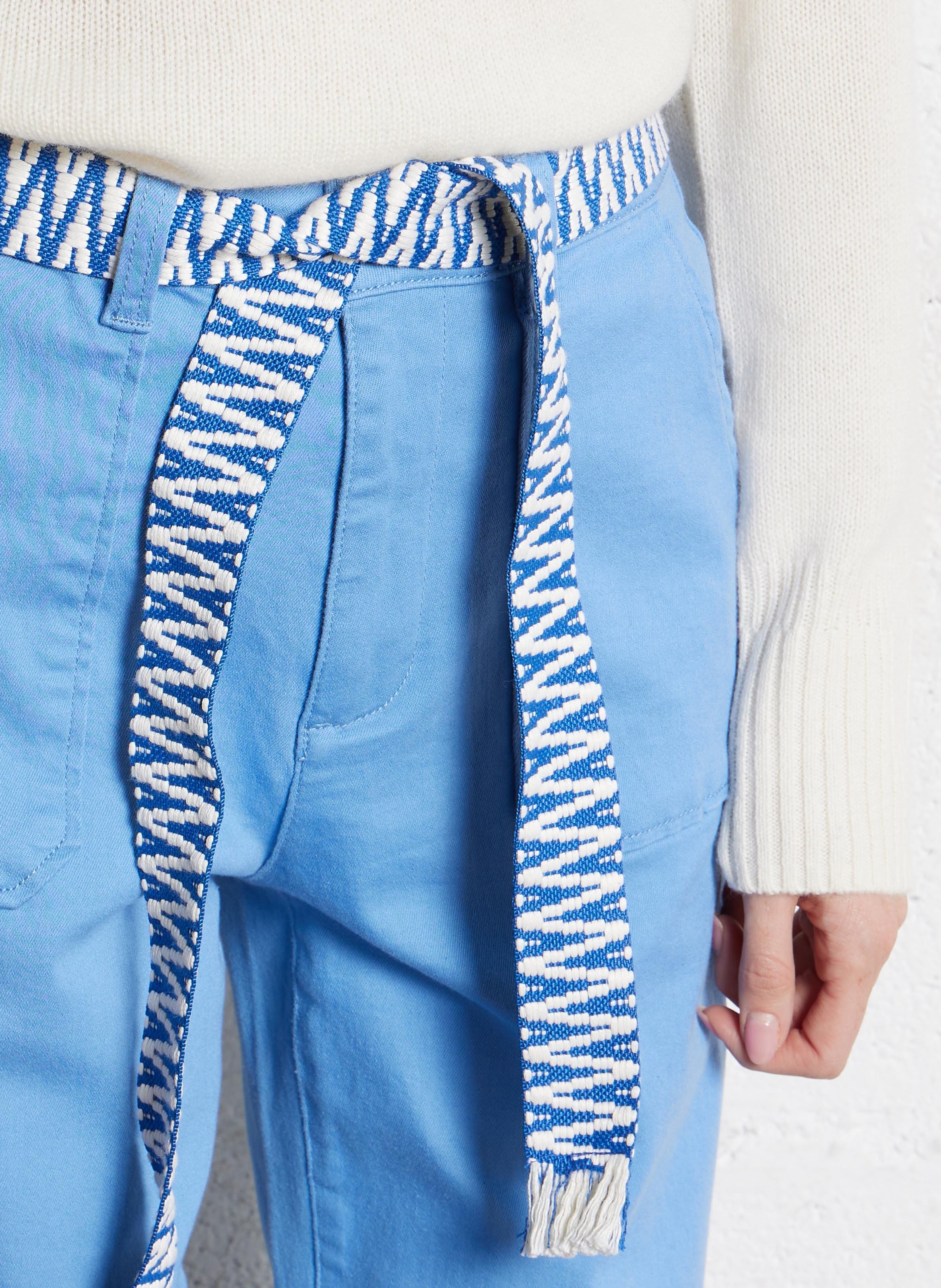 Jean droit en coton  LA PETITE ETOILE Bleu