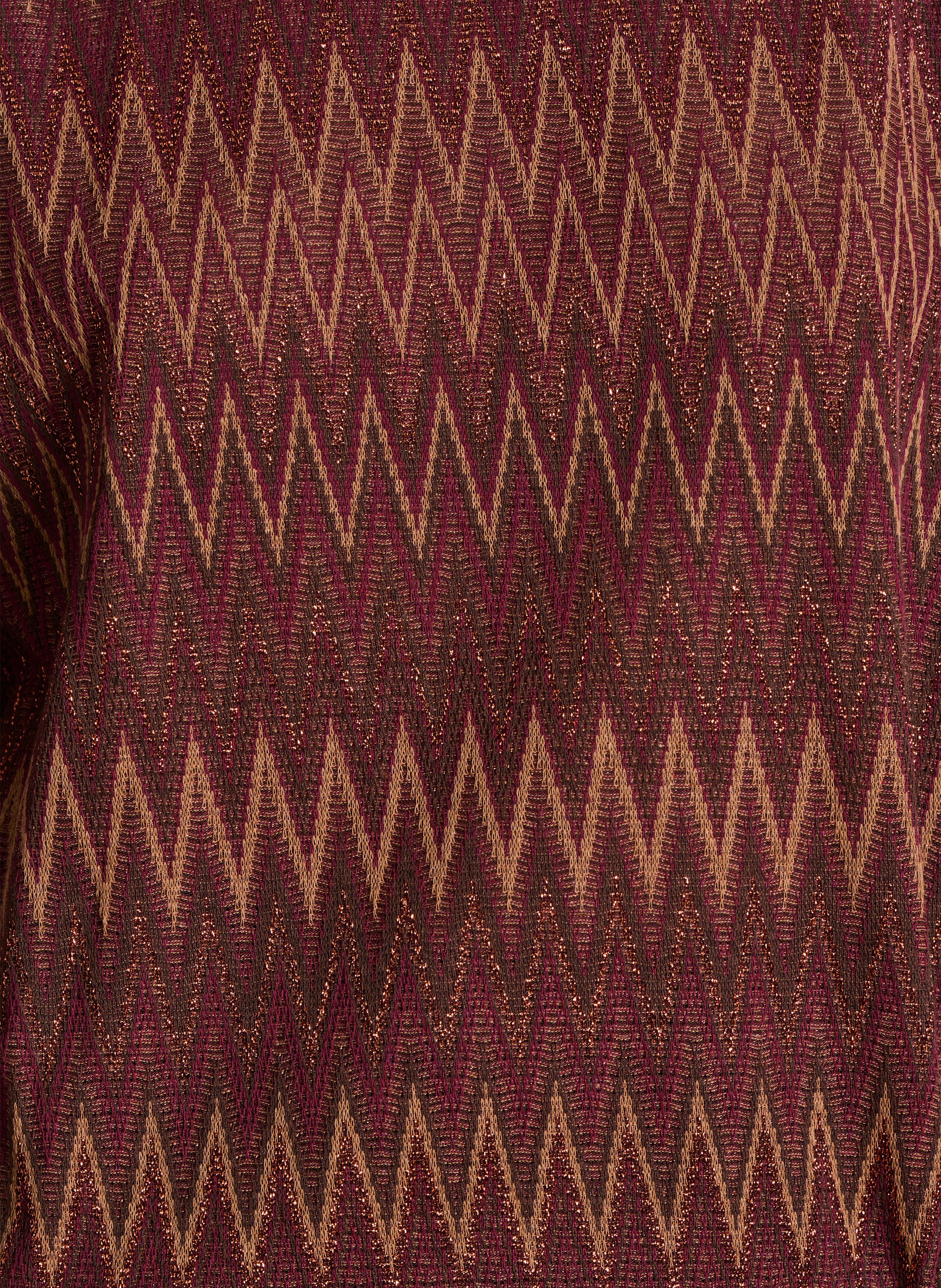 Top manches longues en maille pailletée LA FEE MARABOUTEE Rouge