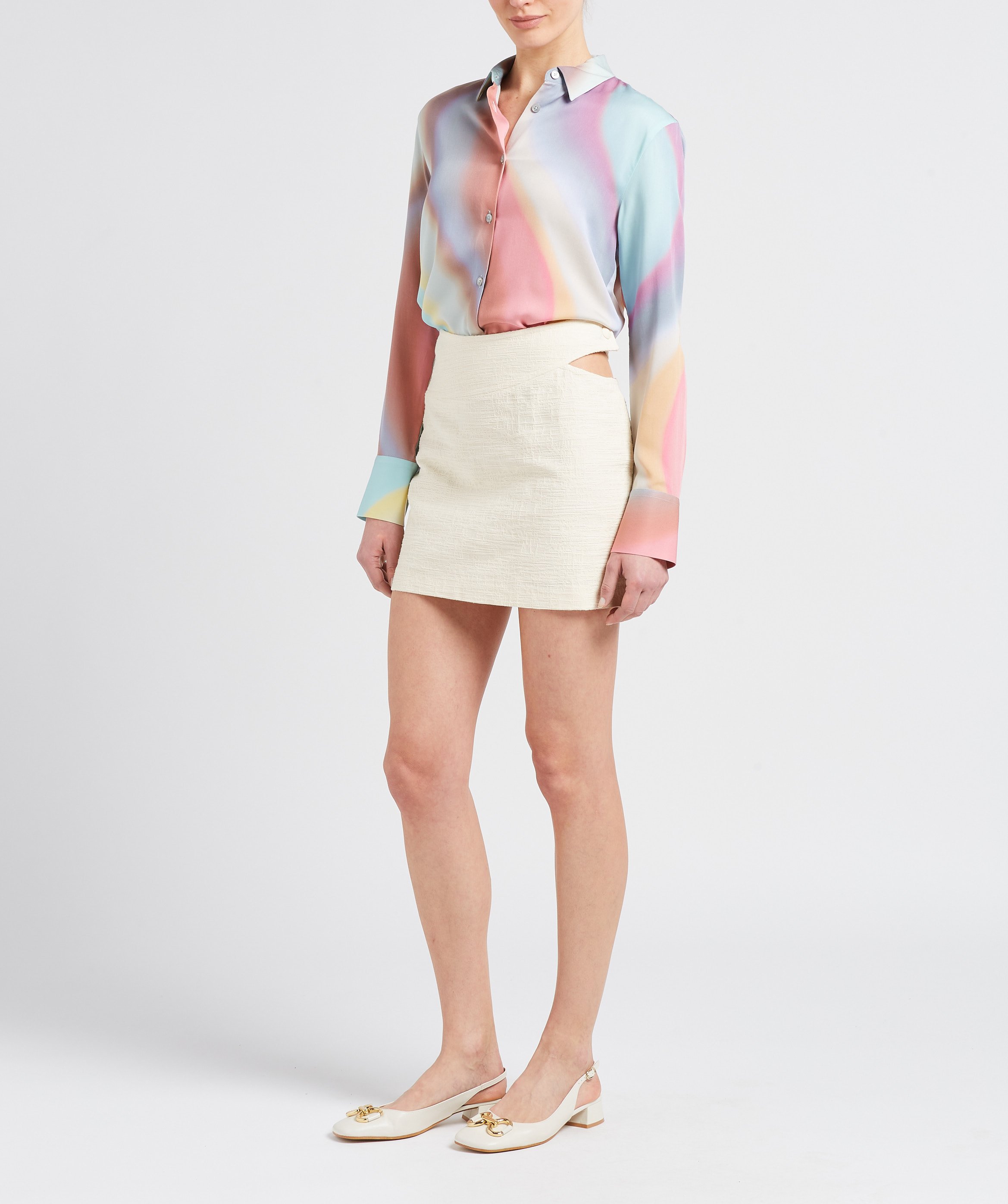 Chemise col classique imprimé tie and dye PAUL SMITH Multicolore