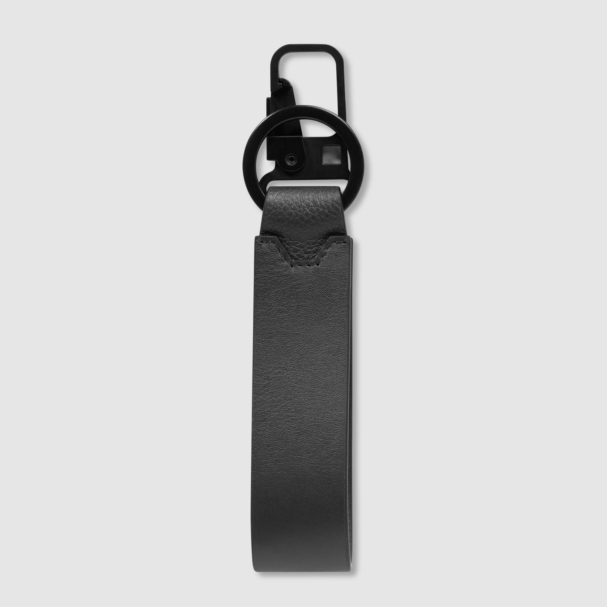 Asia leather keyring PIQUADRO Black