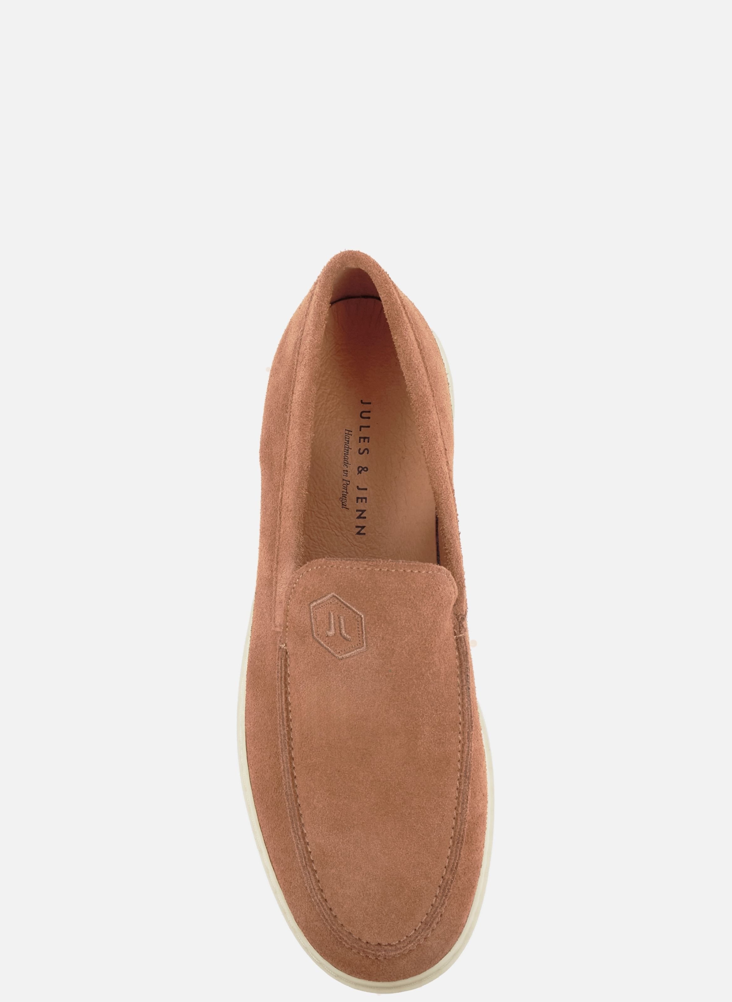 Mocassins hugo cuir daim JULES & JENN Brown