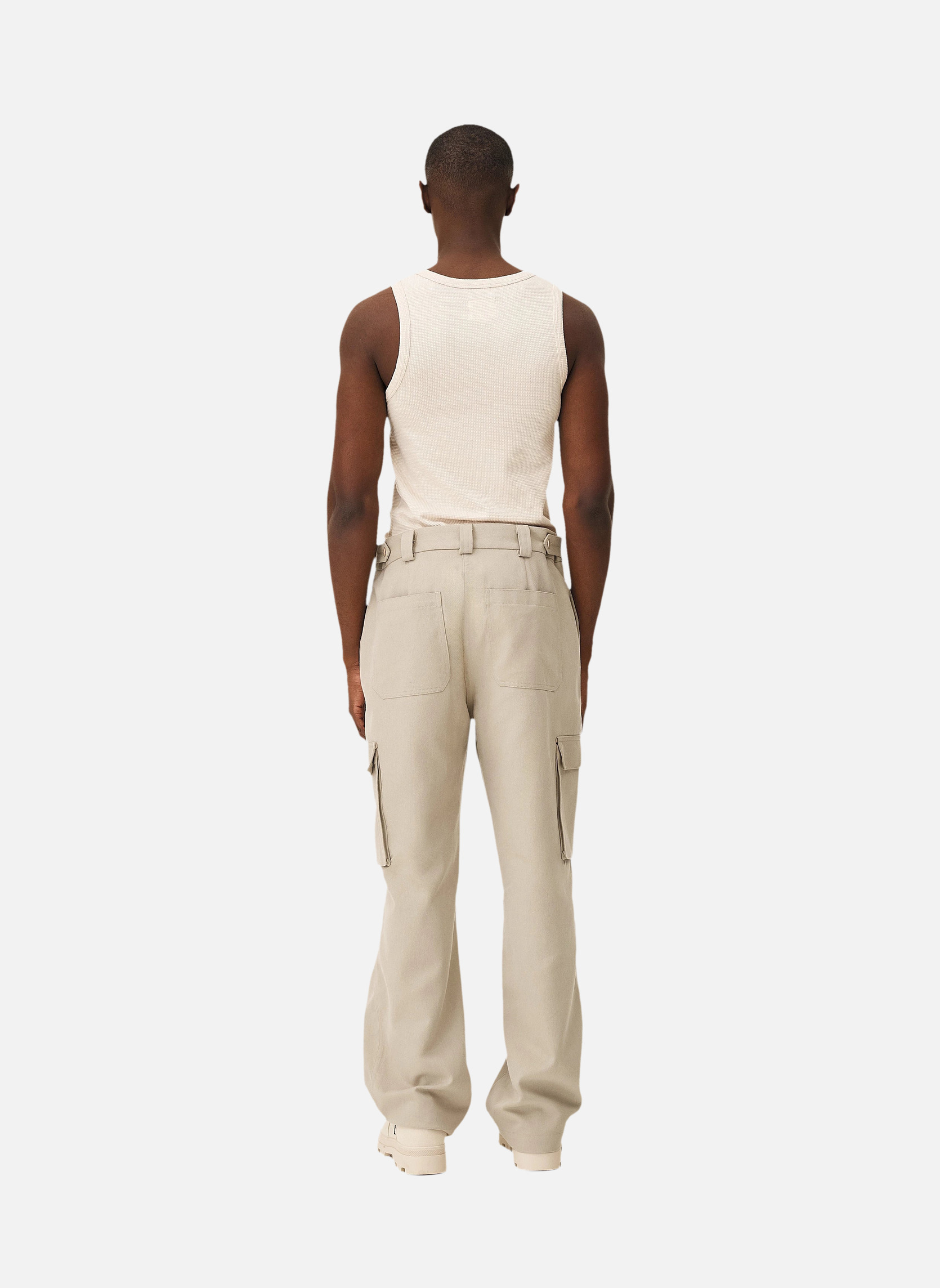 Cargo wide-leg pants Noyoco Beige