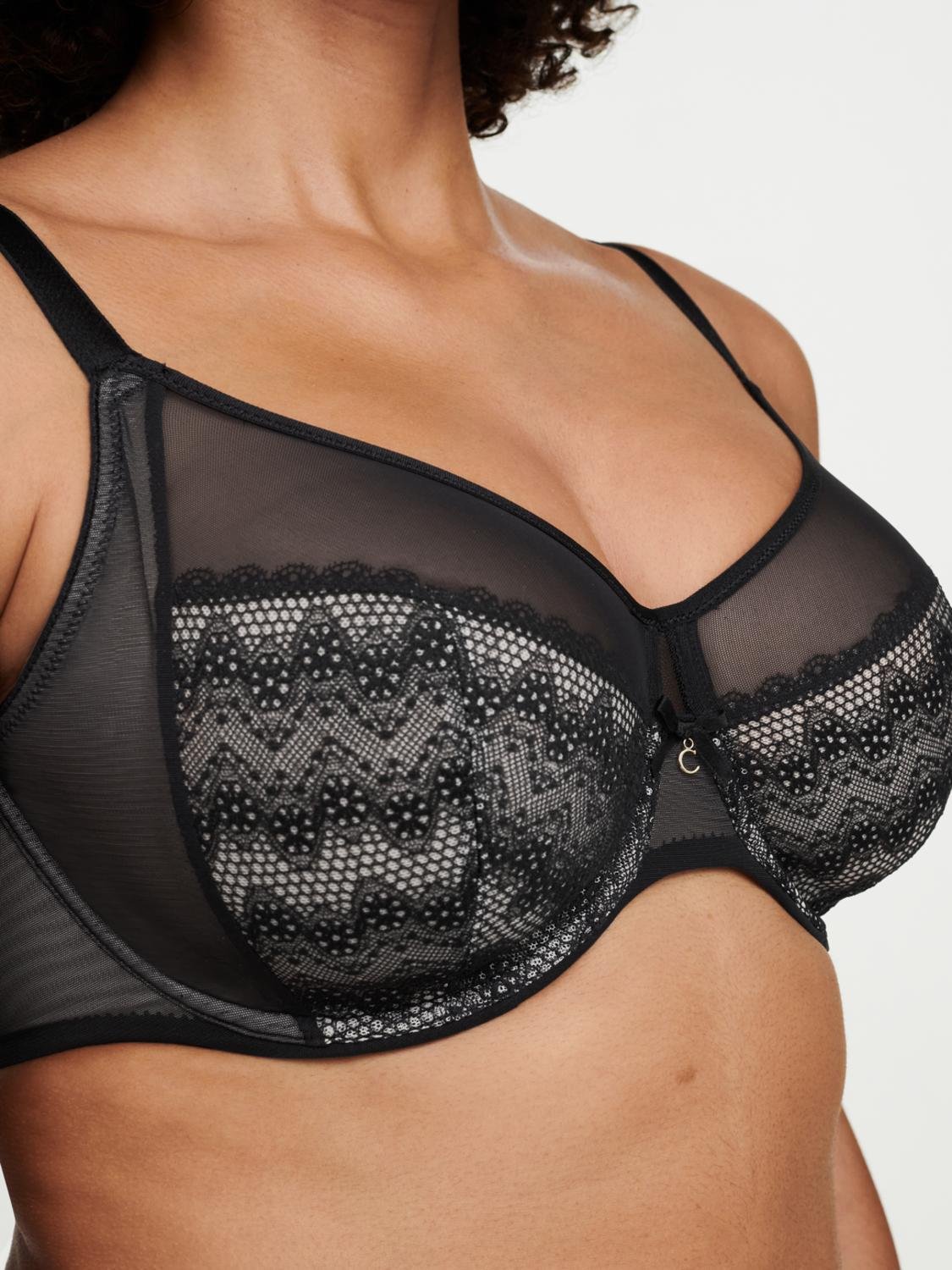 Full-cup bra CHANTELLE Black