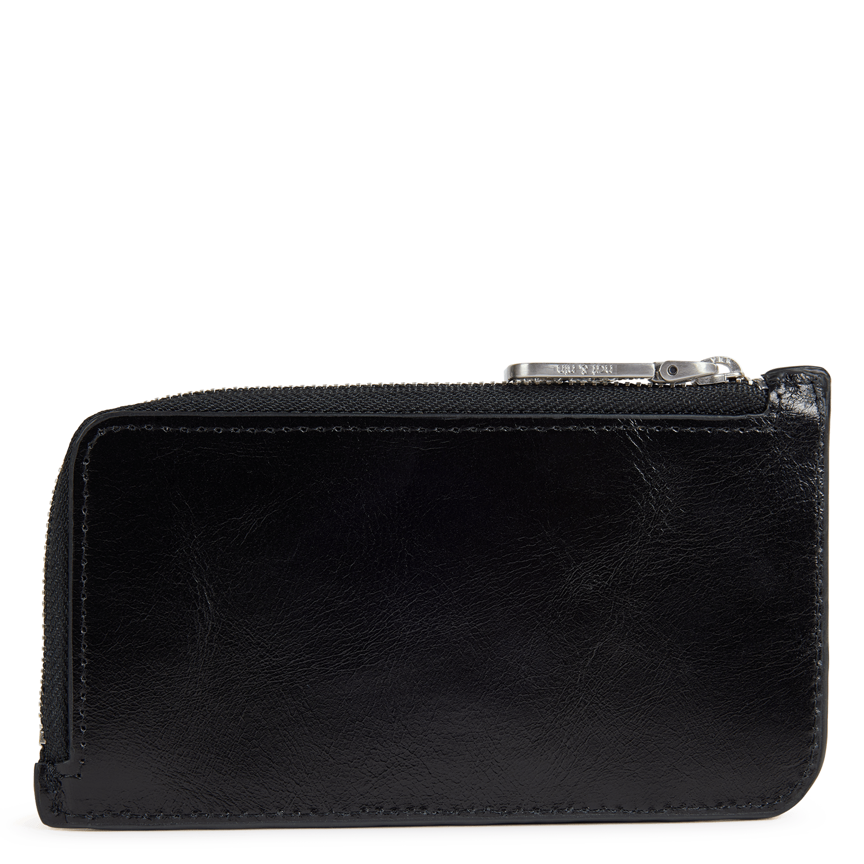 Porte-cartes en cuir NAT & NIN Noir