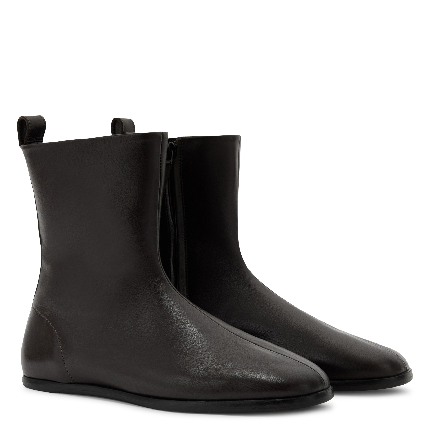 Bottes en cuir SOEUR Marron