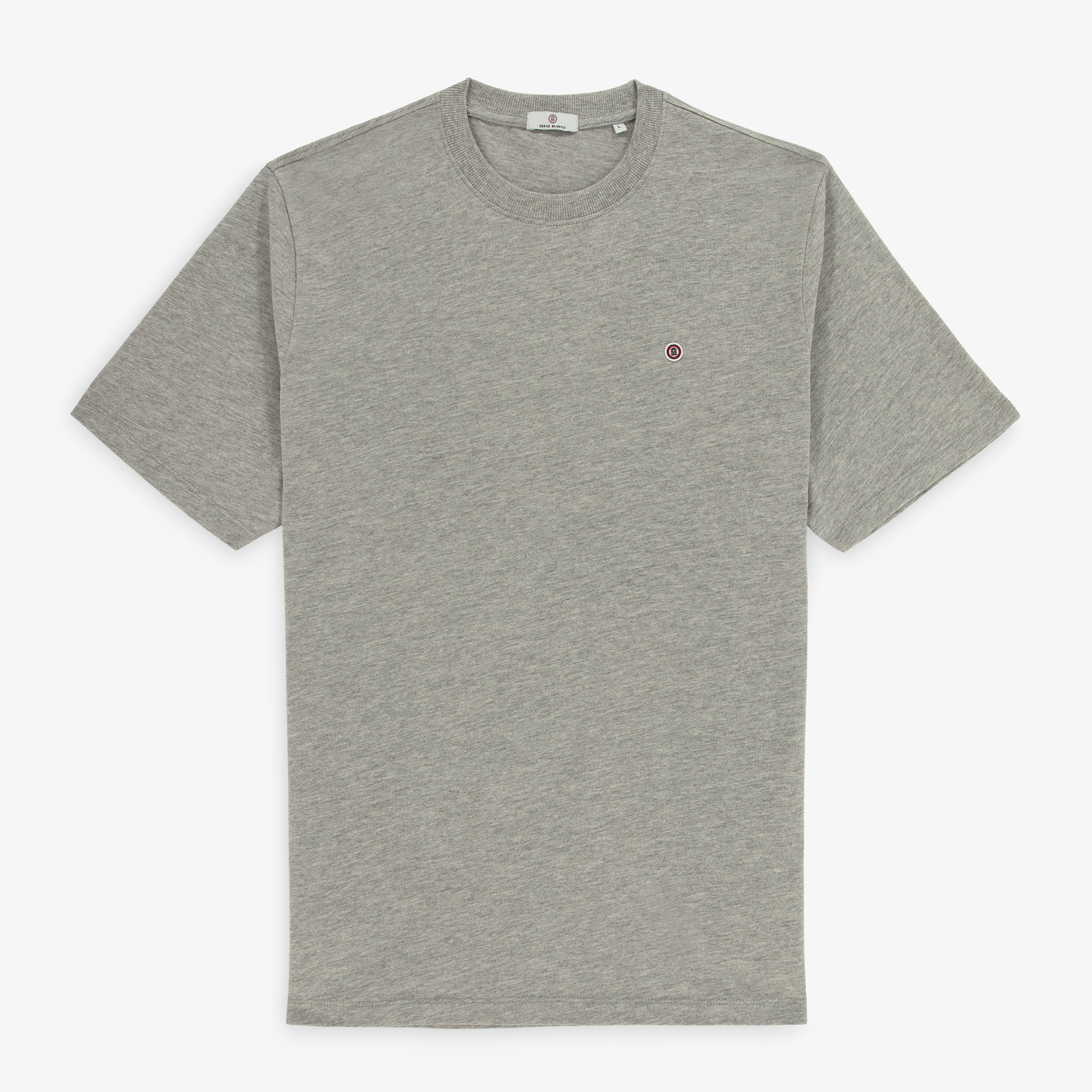 Short-sleeved cotton T-shirt SERGE BLANCO Grey