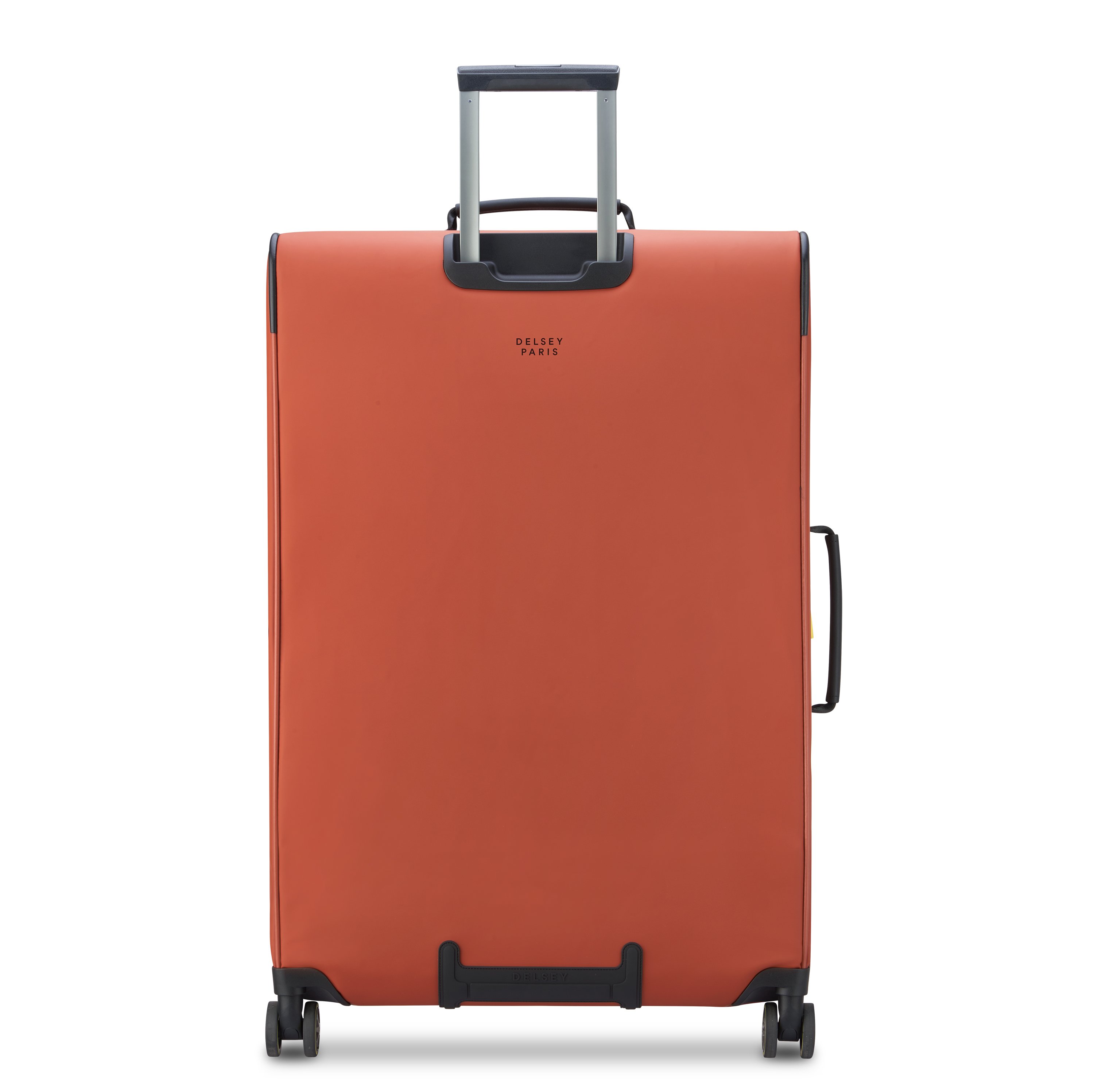 Soft checked luggage - XXL size DELSEY PARIS Orange