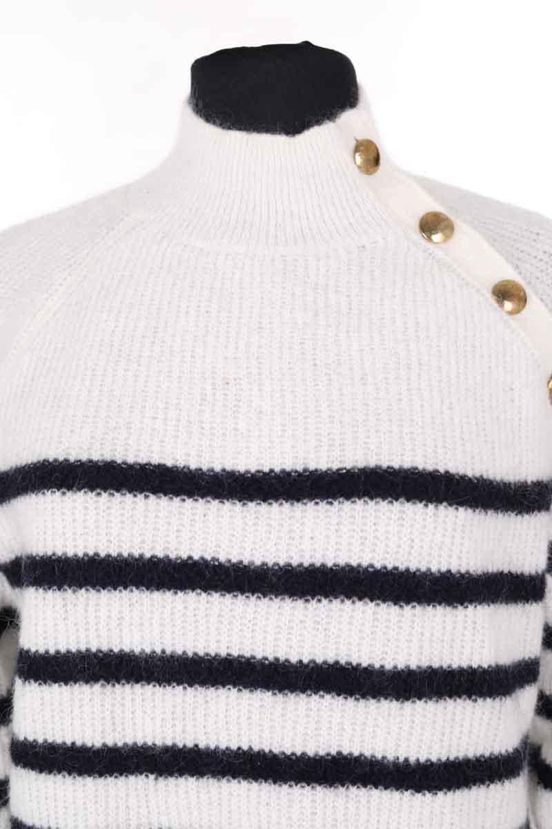 Pull SEZANE - Seconde main Blanc