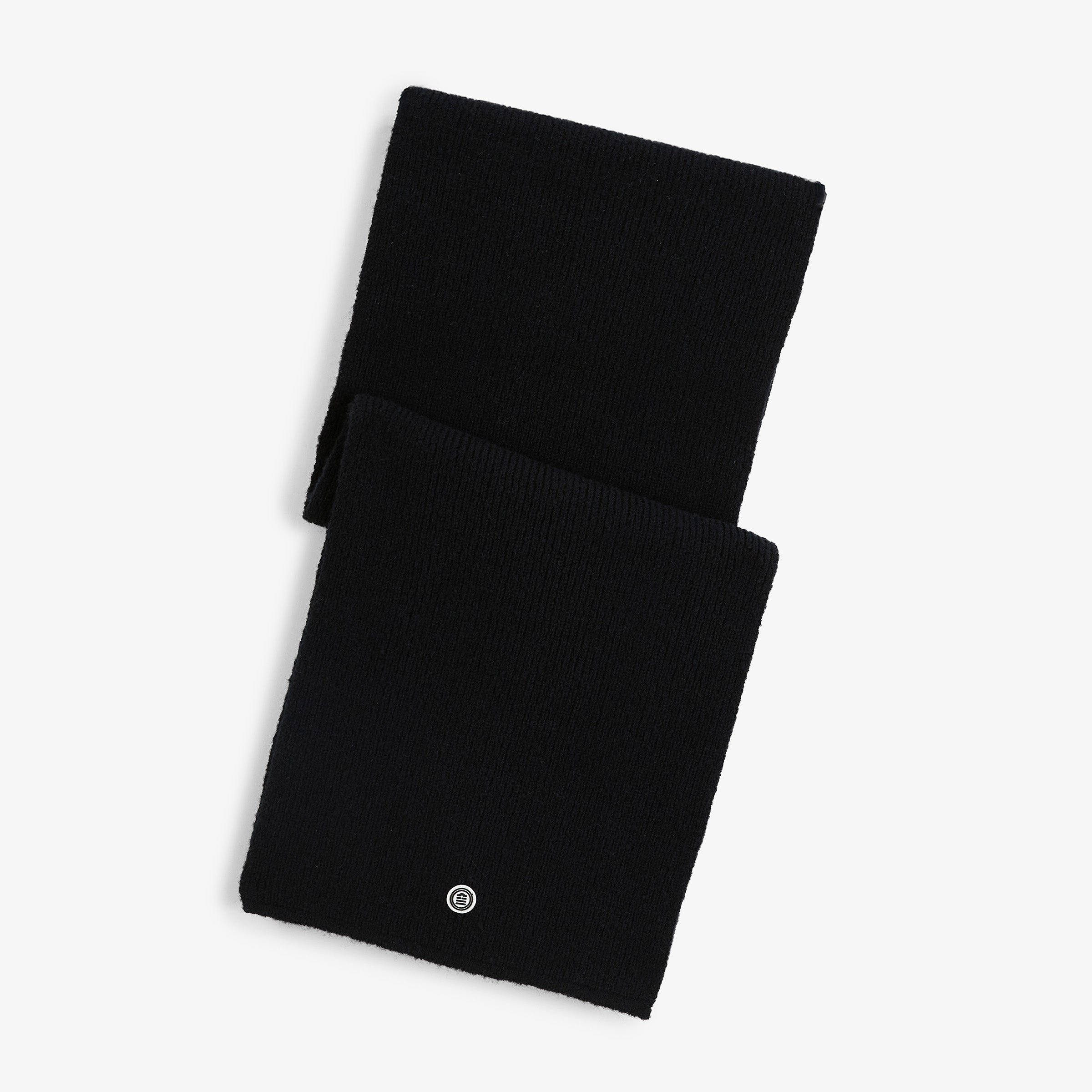 Rib-knit scarf SERGE BLANCO Black