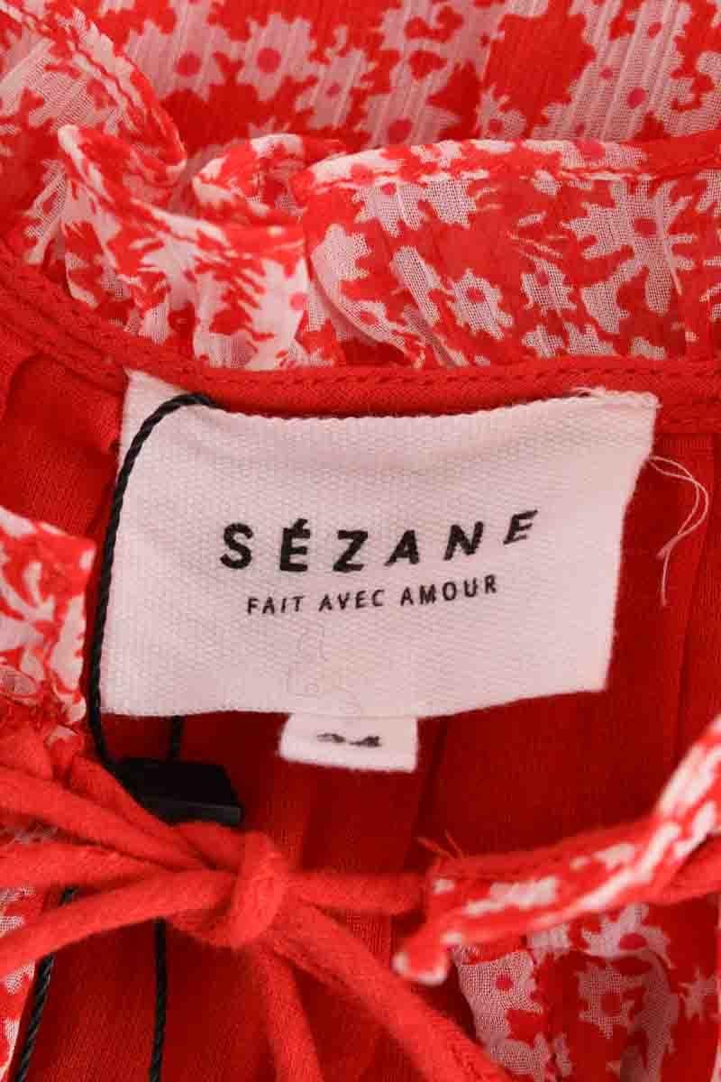 Top sans manche SEZANE - Seconde main Rouge