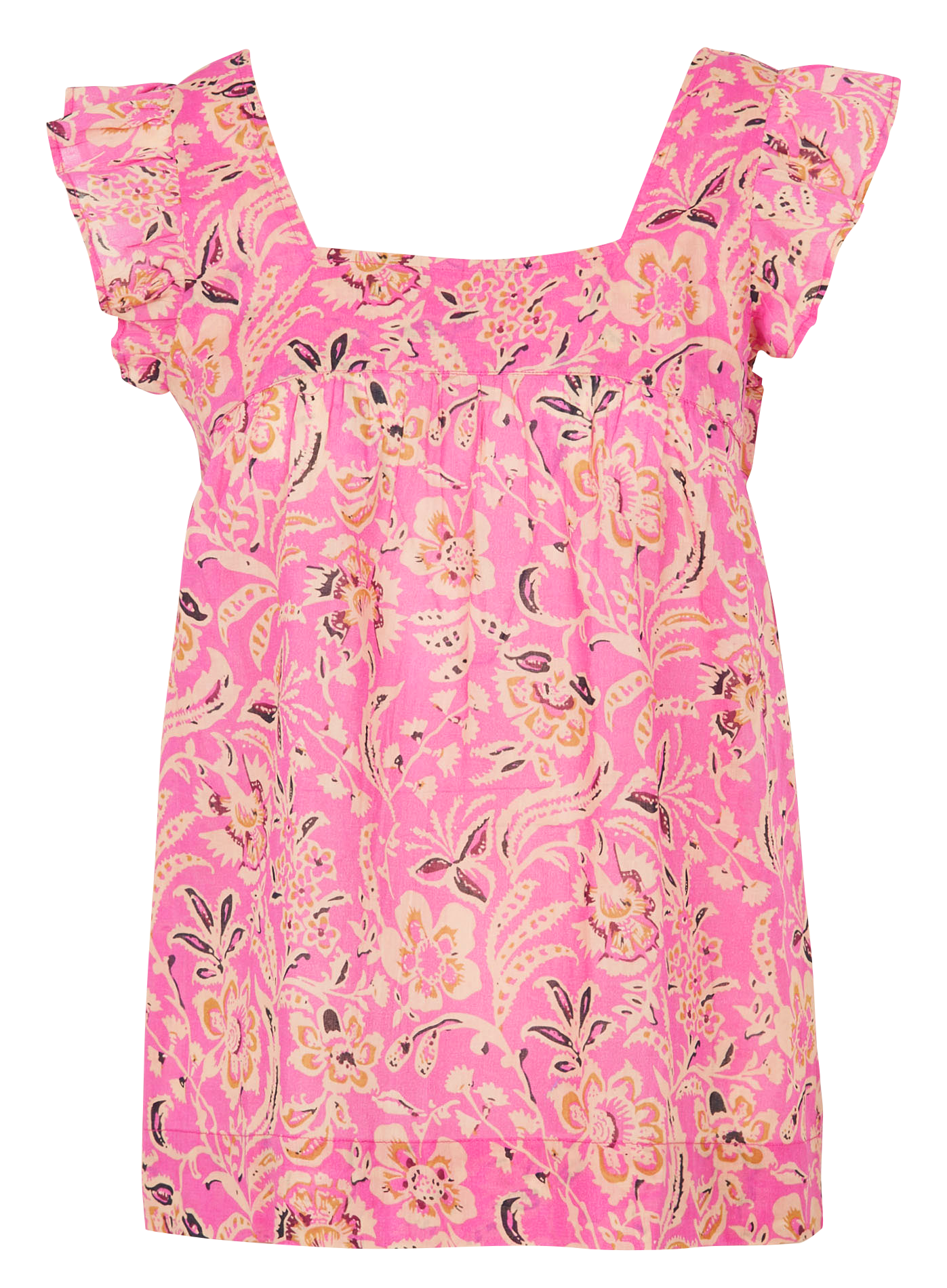 Top imprimé fleuri en coton HARTFORD