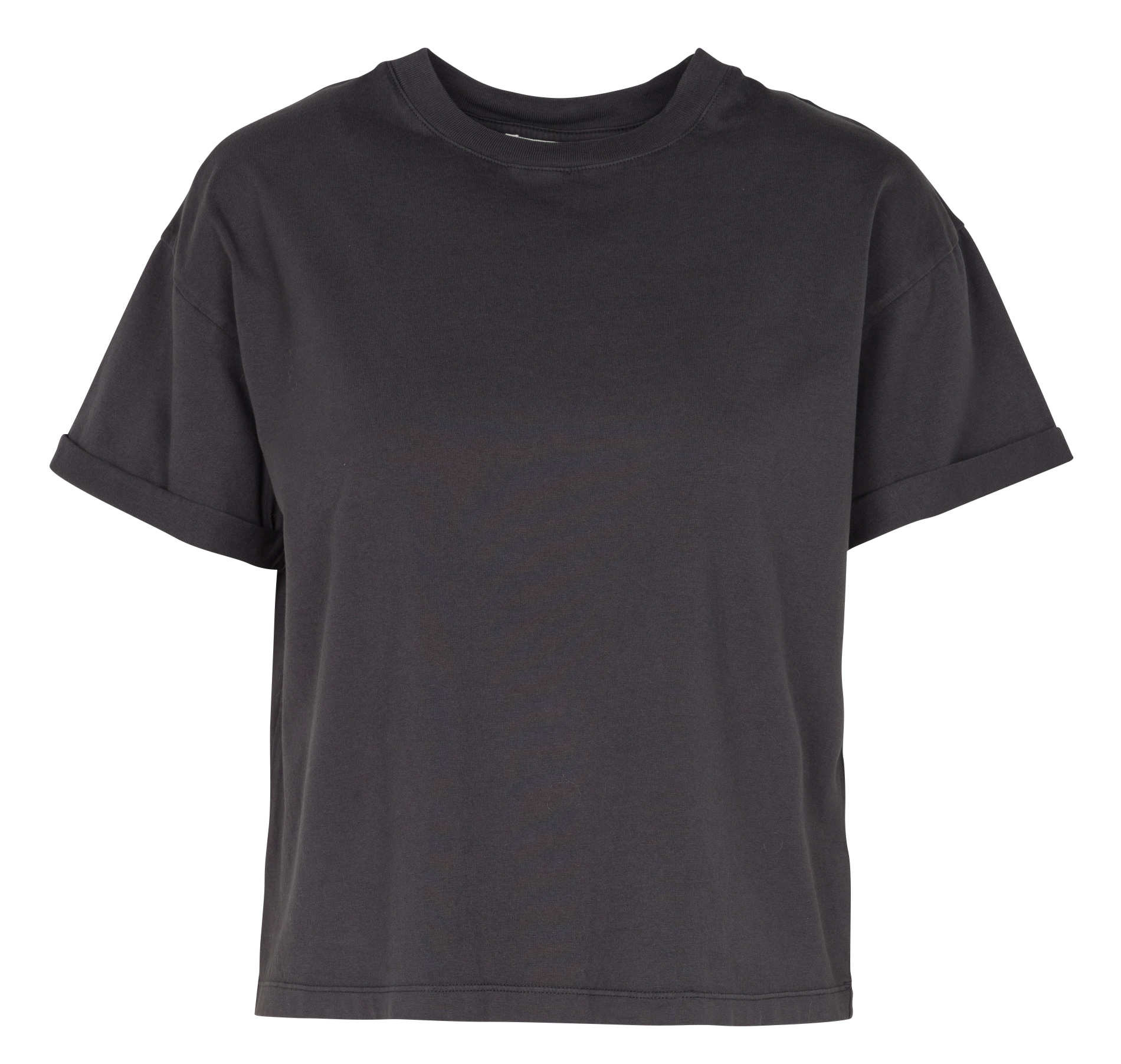 Tee-shirt col rond en coton BA&SH Noir