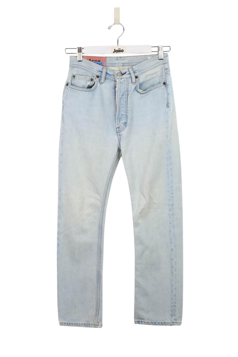 Cotton straight jeans ACNE STUDIOS - Seconde Main Blue