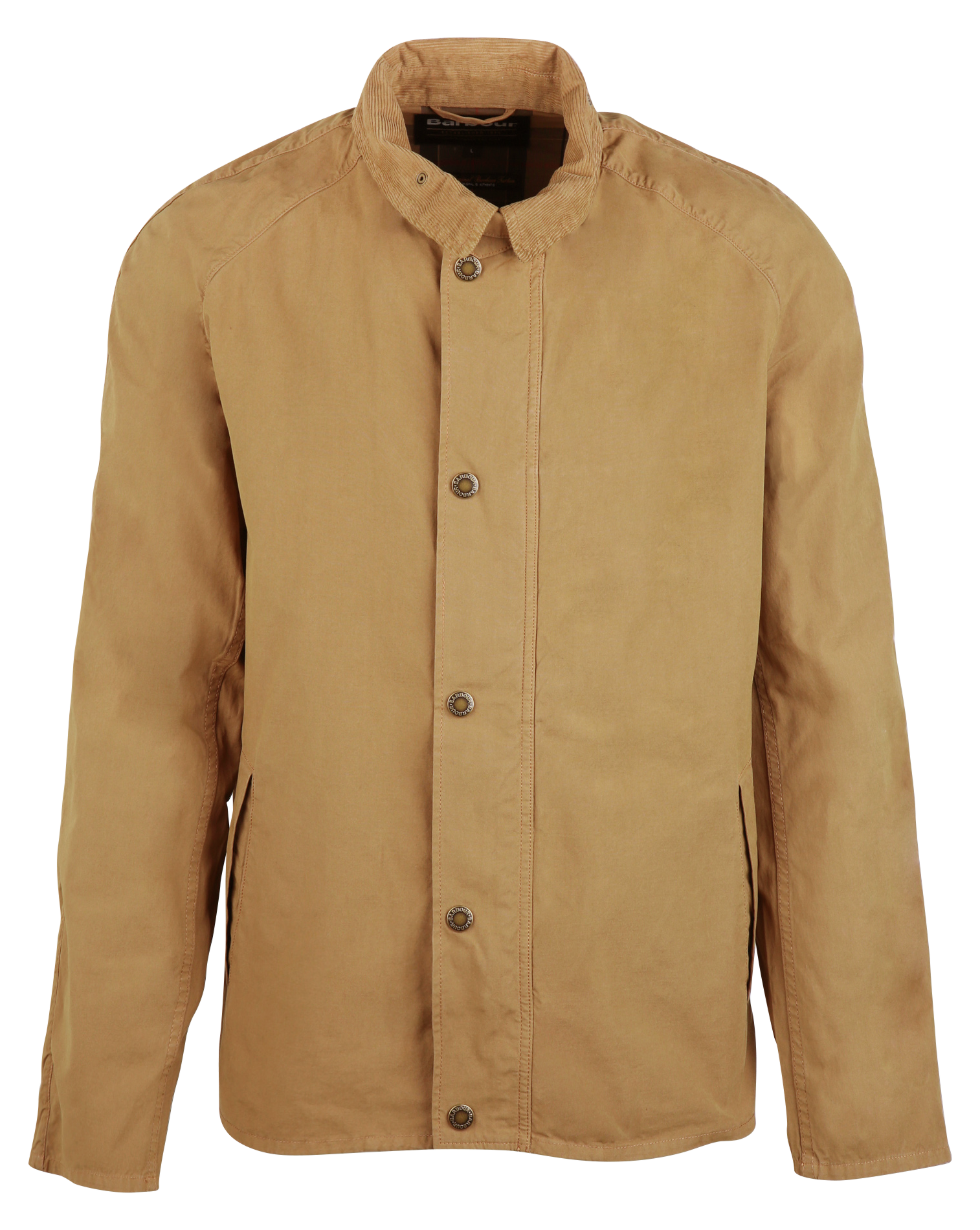 Katoenen jack met klassieke kraag BARBOUR Beige