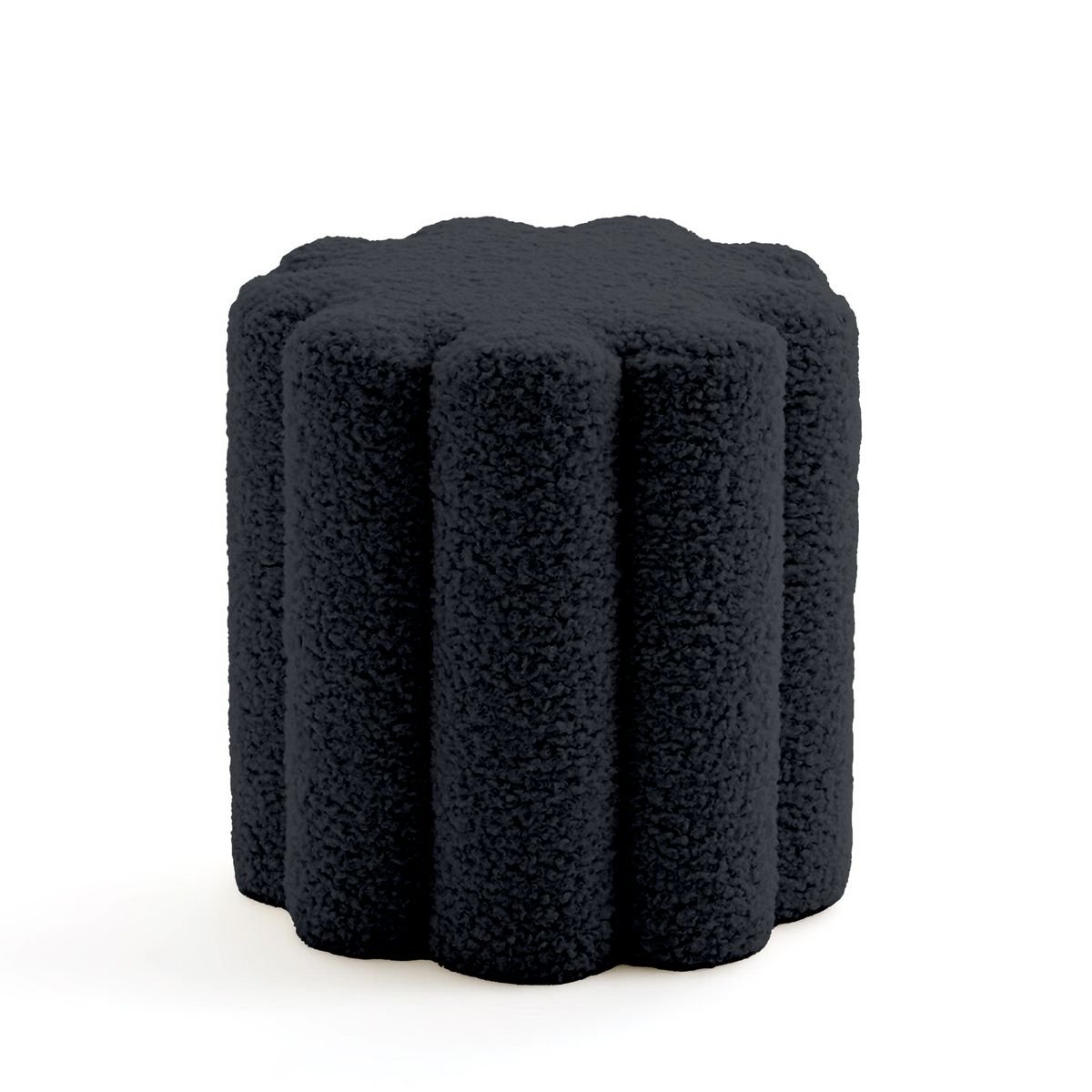 Pouf bouclette FACTORY Noir