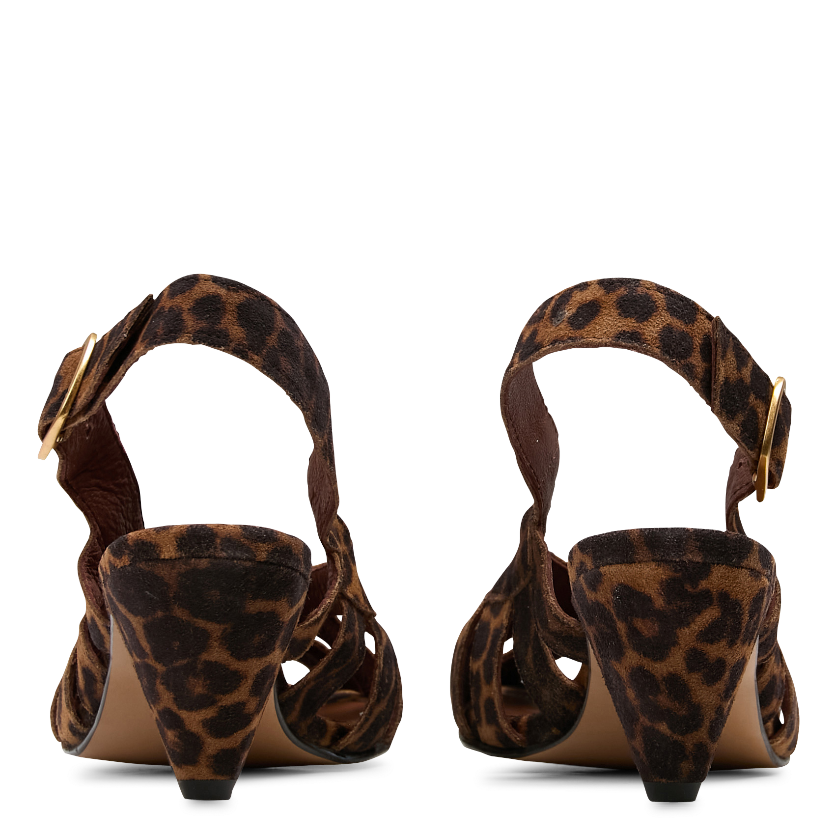 Sandales haute en cuir ANONYMOUS COPENHAGEN Marron