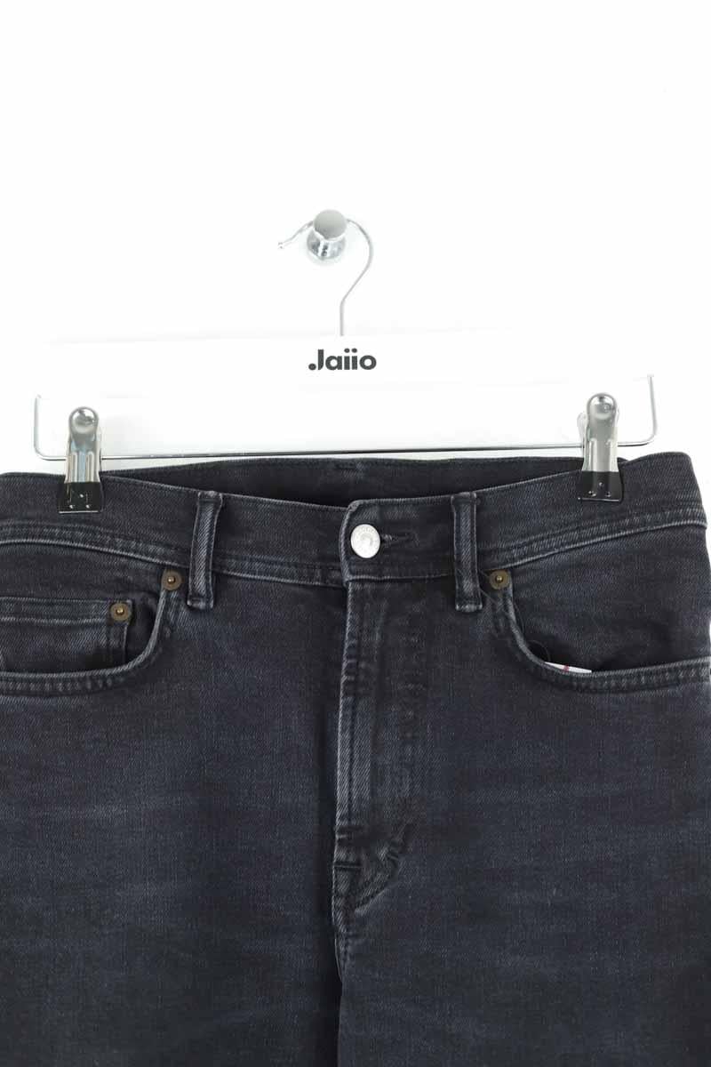 Cotton straight jeans ACNE STUDIOS - Seconde Main Black