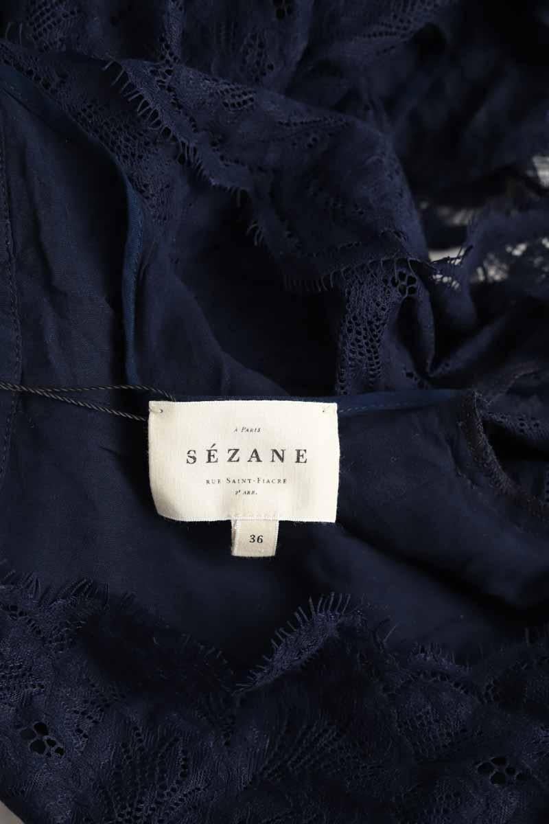 Lace dress SEZANE - Seconde main Blue