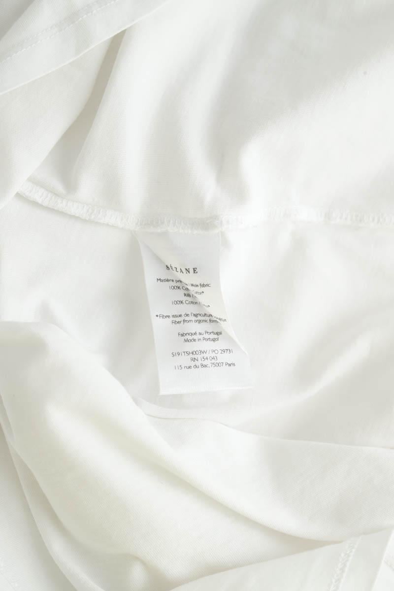 Cotton T-shirt SEZANE - Seconde main White