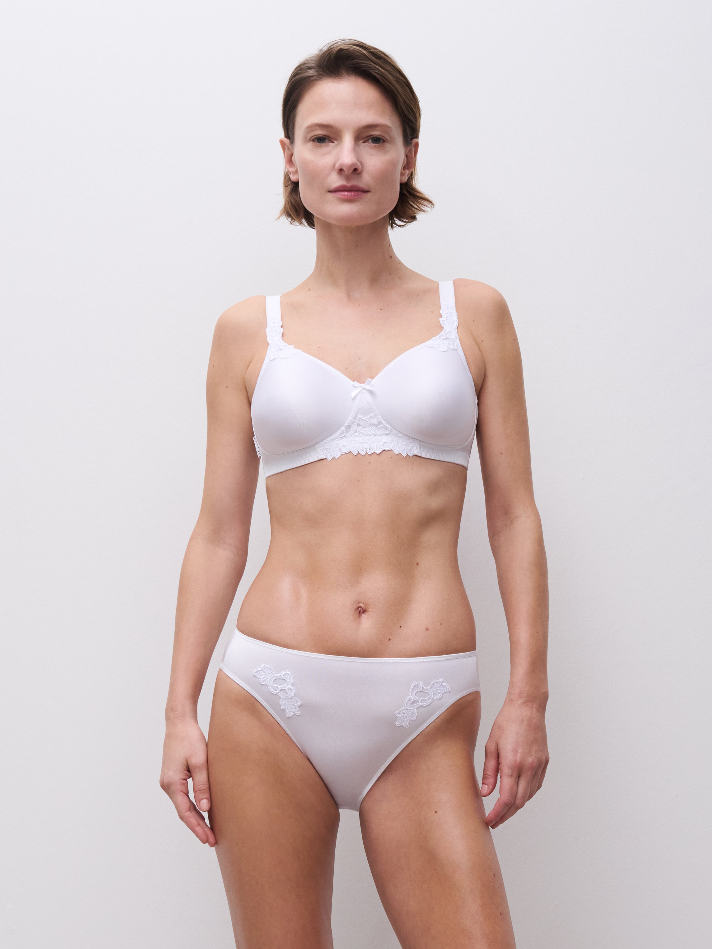Non-wired support bra CHANTELLE White
