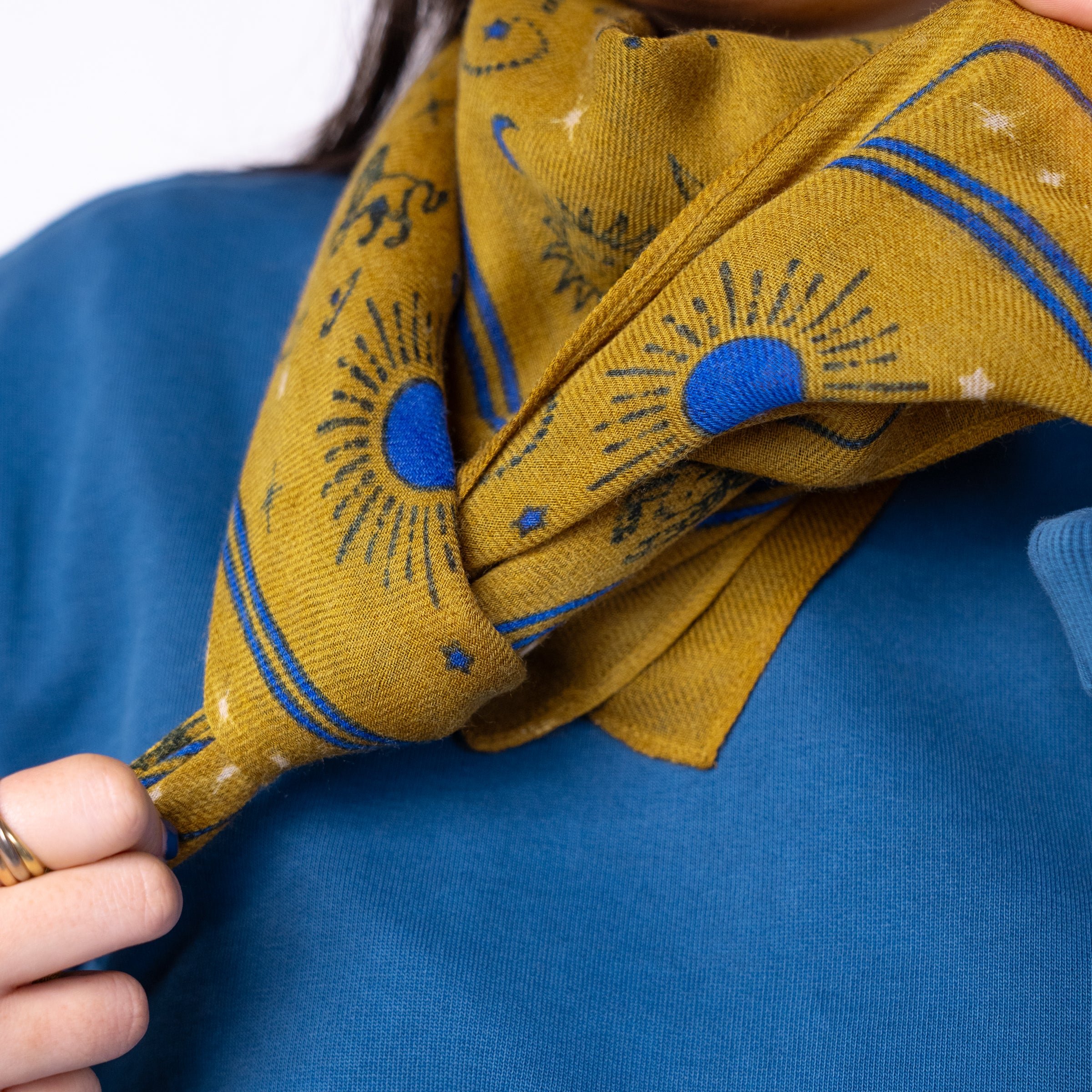 Madeleine wool scarf BILLYBELT Green