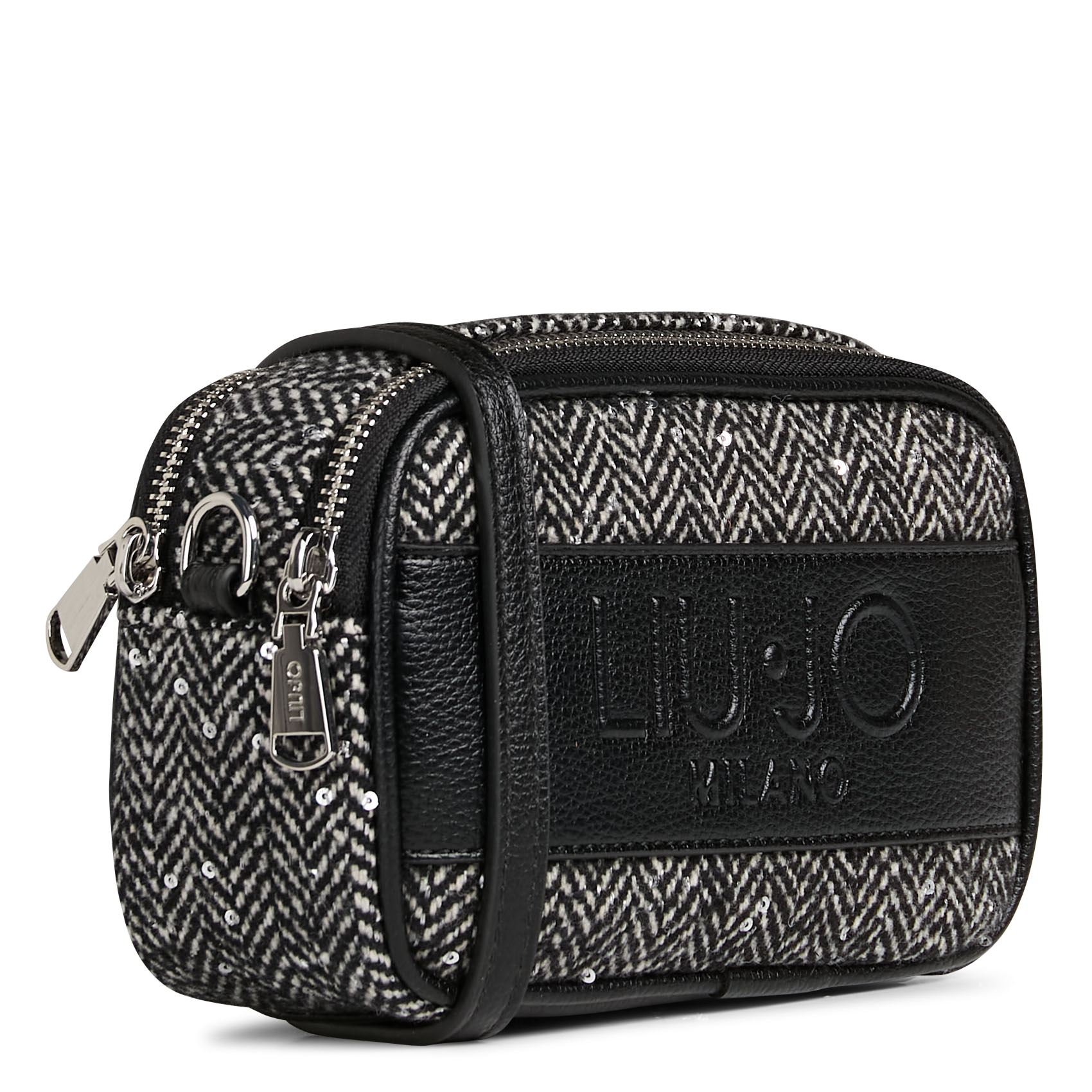 Sac bandoulière bi-matière LIU JO Noir