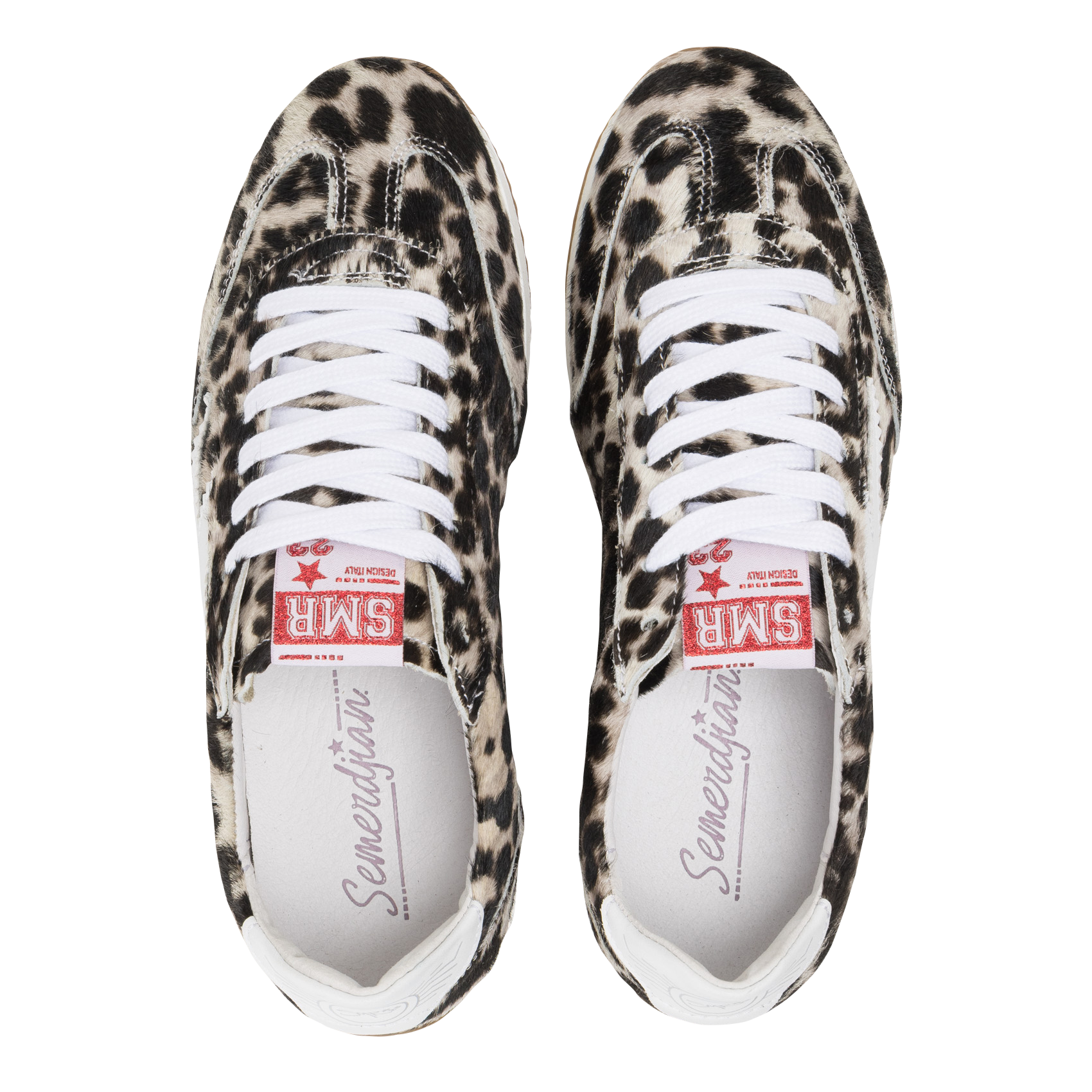 Baskets basses en cuir mélangé SEMERDJIAN - SMR Multicolore