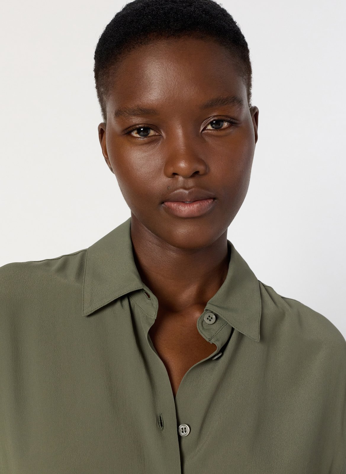 Chemise oversize col classique GERARD DAREL Kaki