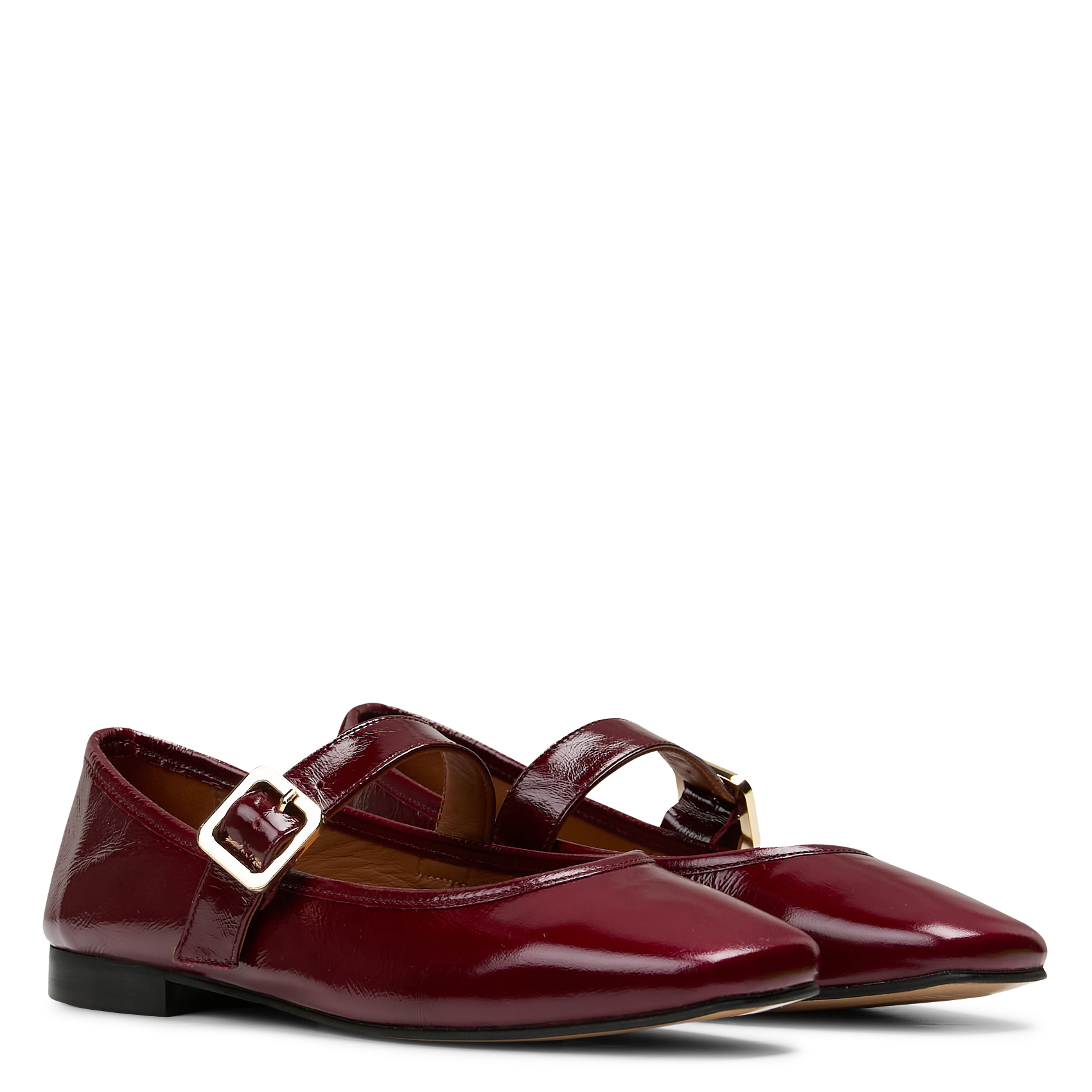 Ballerines en cuir MELLOW YELLOW Rouge