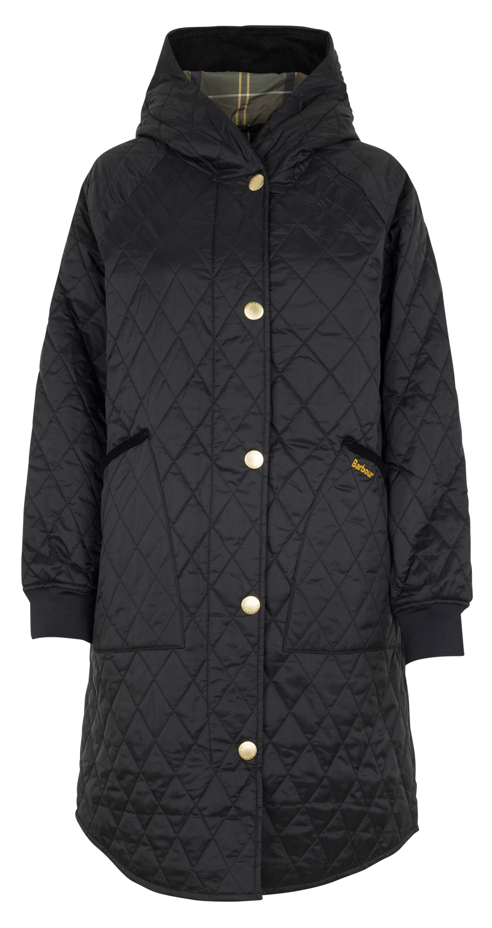 Veste matelassée col capuche BARBOUR Noir