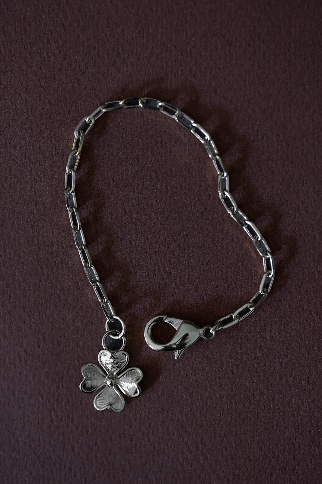 Maxi golden clover bracelet in fine gold MONSIEUR SIMONE Silver